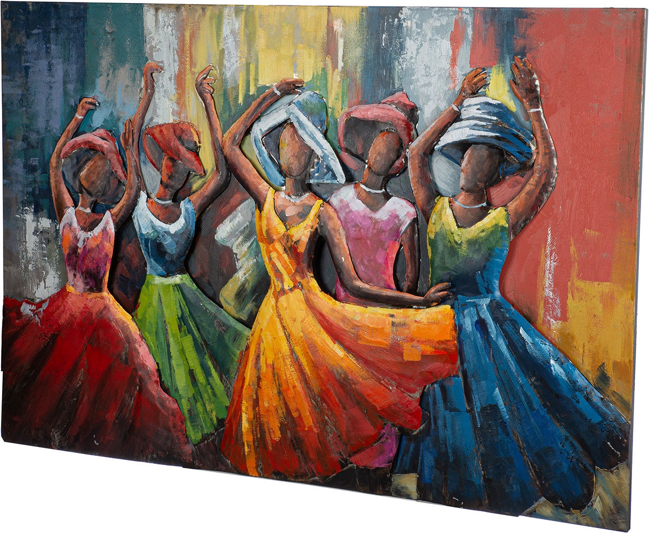 GILDE Metallbild »Bild rechteckig Lets dance« Menschen 1 Stk. tlg.