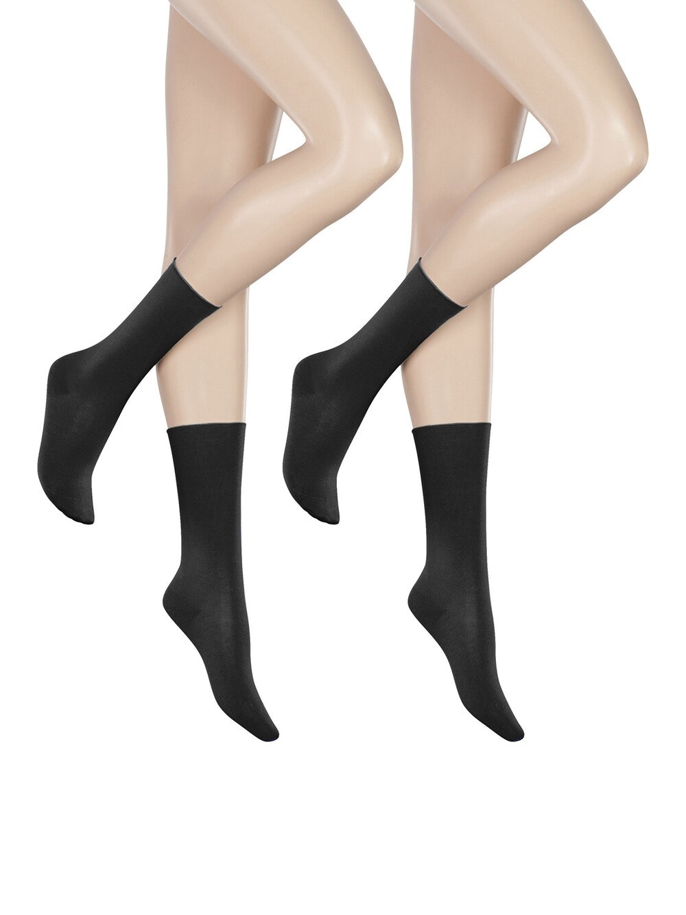 Hudson Socken »ONLY 2-PACK« 2er Pack,  Komfortbund mit weitem Fußausschnitt