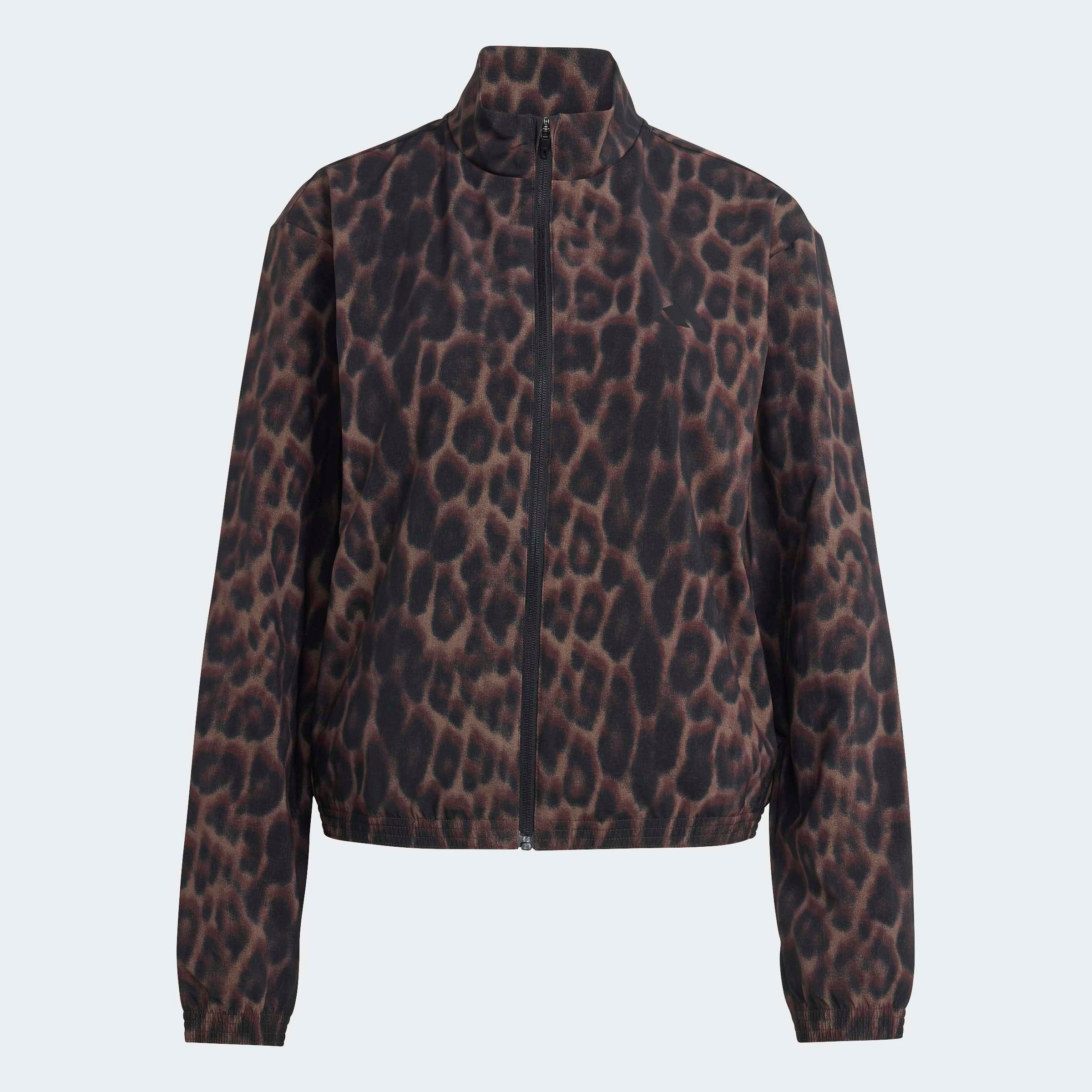 adidas Performance Rollkragenpullover »WORKOUT ESSENTIALS LEOPARD, GEWEBTES MATERIAL«