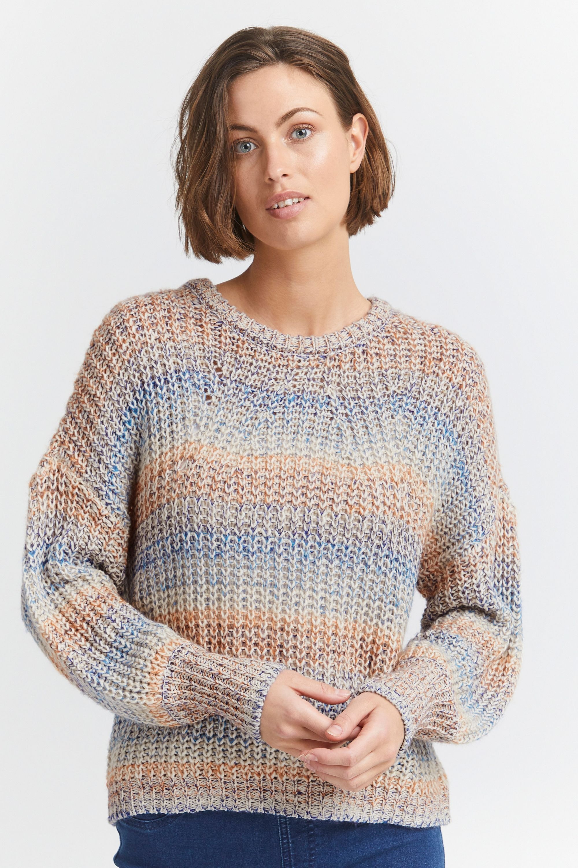 fransa Strickfleece-Pullover »Strickpullover FRLisa«