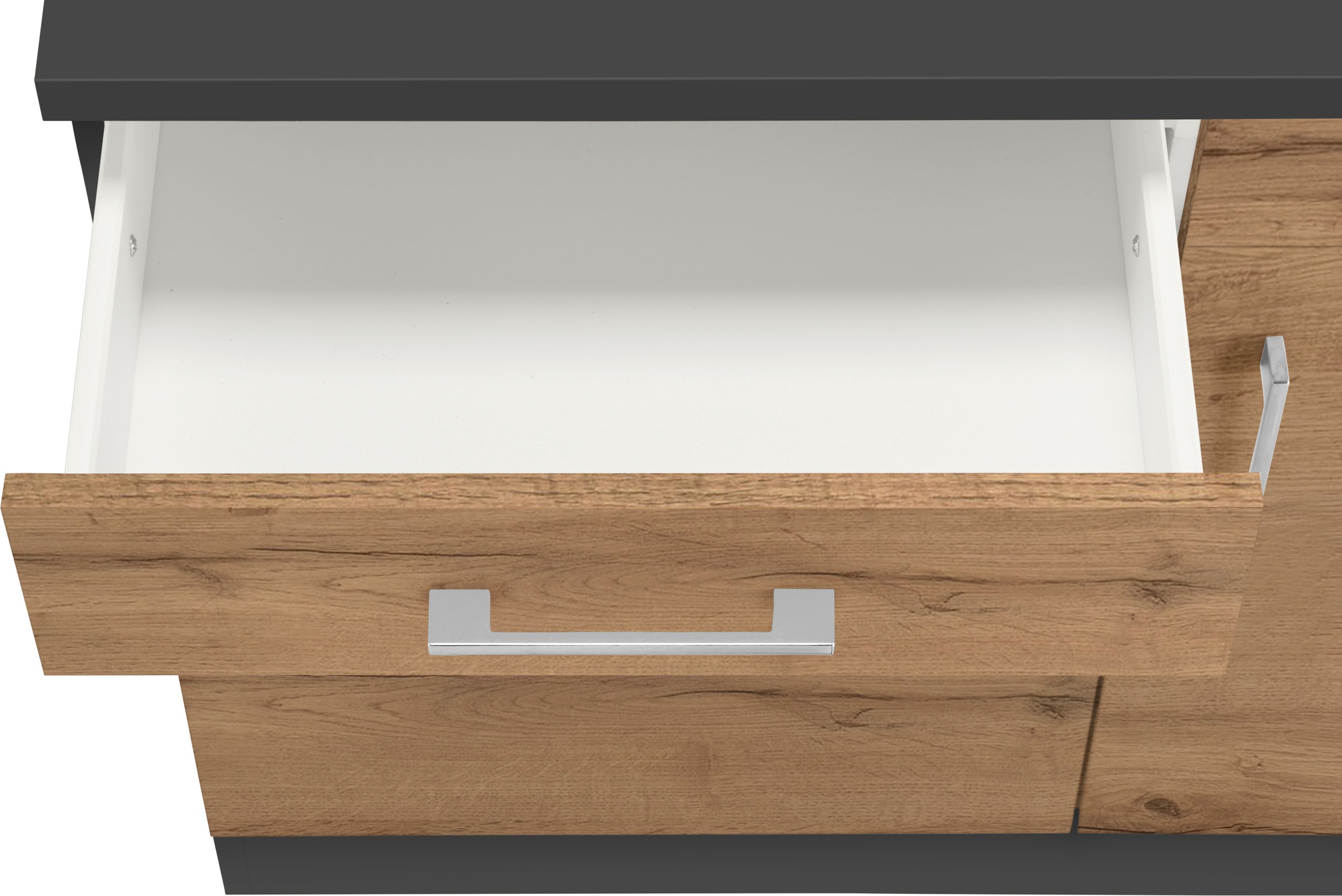 KOCHSTATION Küchenzeile »KS-Colmar« mit E-Geräten, Breite 240 cm