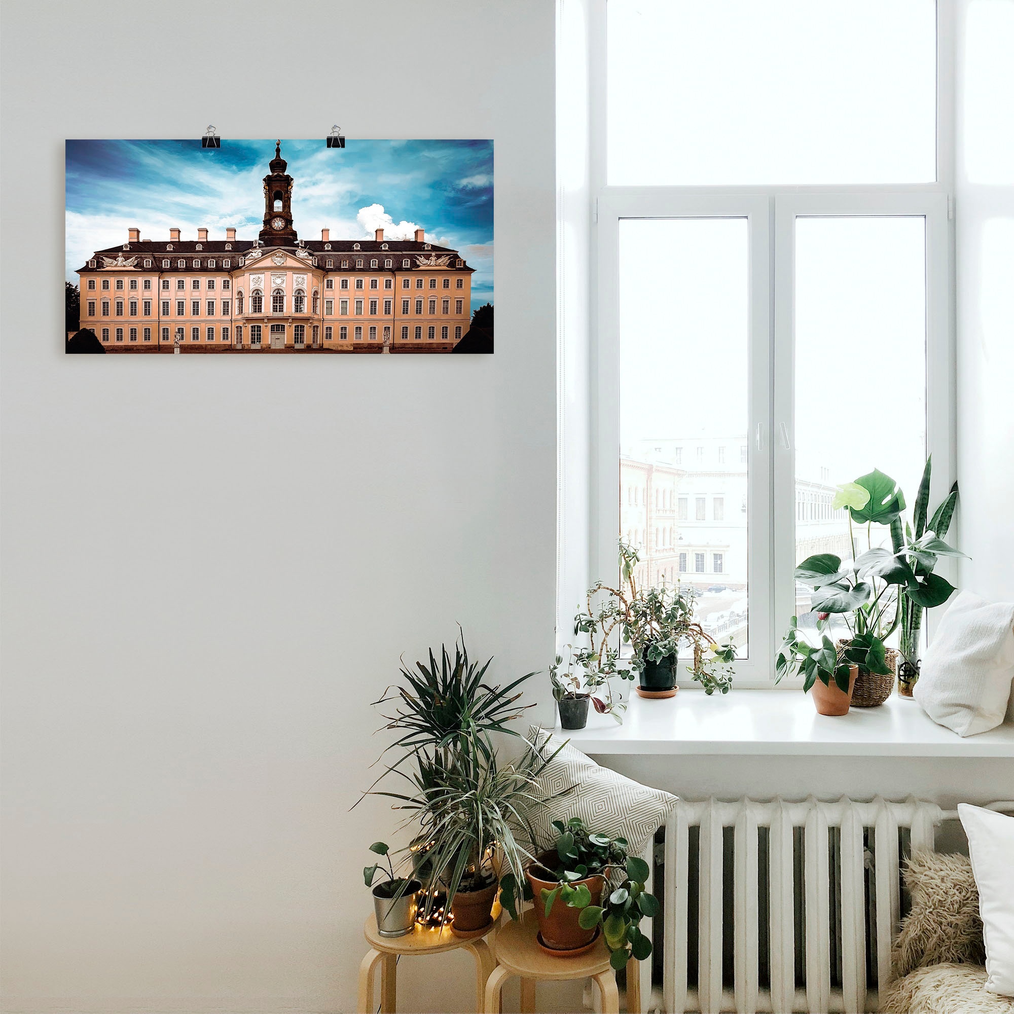 Artland Wandbild »Schloss Hubertusburg Wermsdorf«, Gebäude, (1 St.), als Alubild, Leinwandbild, Wandaufkleber oder Poster in versch. Größen