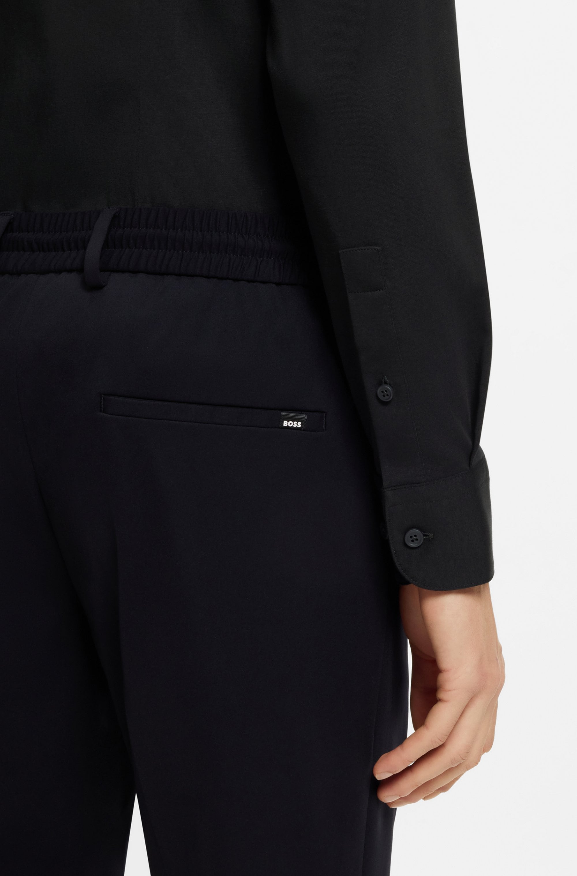 BOSS Businesshemd »HANK« Kentkragen, Slim Fit, Baumwoll-Mix mit Performance-Stretch