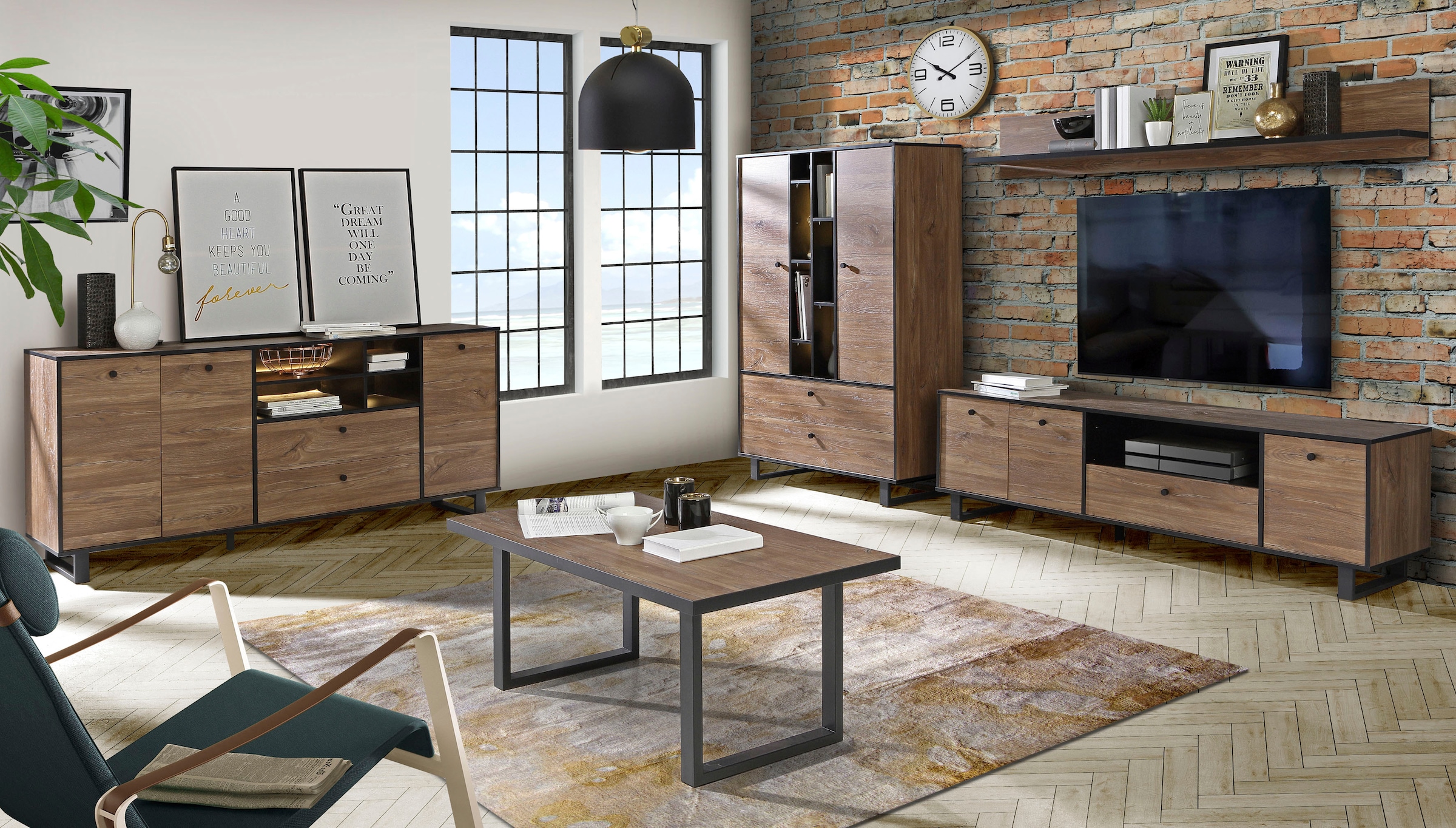 FORTE Lowboard »TV-Board, TV-Schrank«, Breite ca. 180 cm
