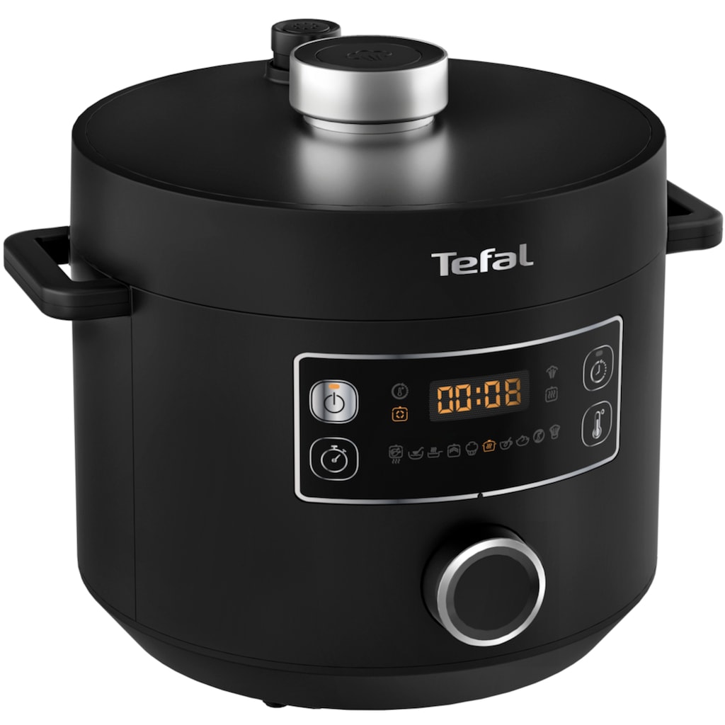 Tefal Multikocher »CY7548 Turbo Cuisine«, elektrischer Schnellkochtopf, 10 automatische Programme, vielseitig