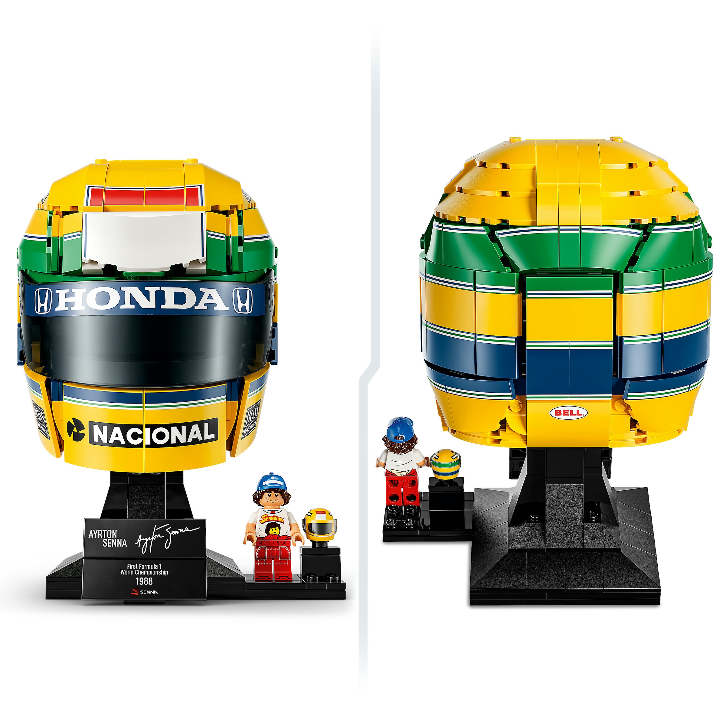 LEGO® Konstruktionsspielsteine »Ayrton Senna Helm (43024), LEGO Editions Formula 1« Made in Europe