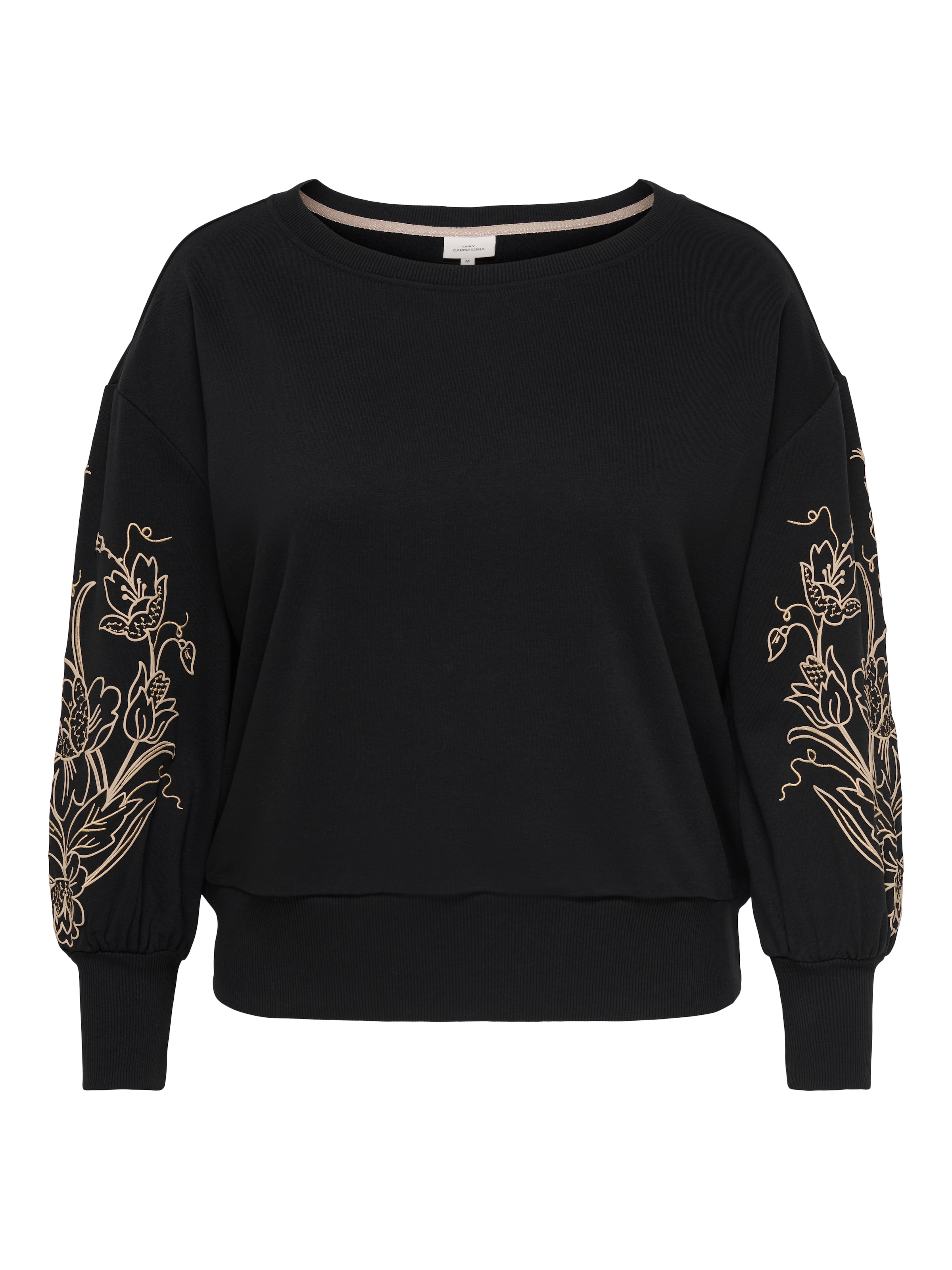 ONLY CARMAKOMA Sweatshirt »CARDEBORAH L/S BOATNECK SWEAT JRS«, Baumwollmischung, regular fit
