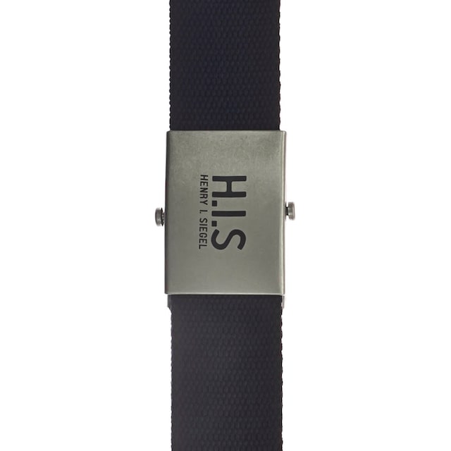 H.I.S Stoffgürtel, Bandgürtel mit H.I.S Logo auf der Koppelschließe online  kaufen bei OTTO