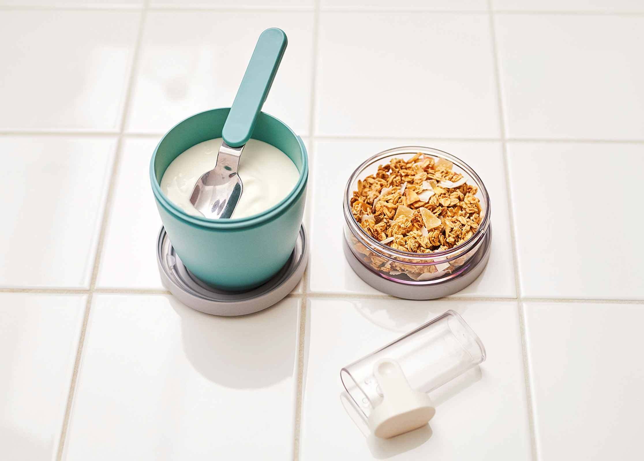 Mepal Lunchbox »Lunchpot + Faltbarer Löffel Ellipse 500 + 200 ml«, (3 tlg.)