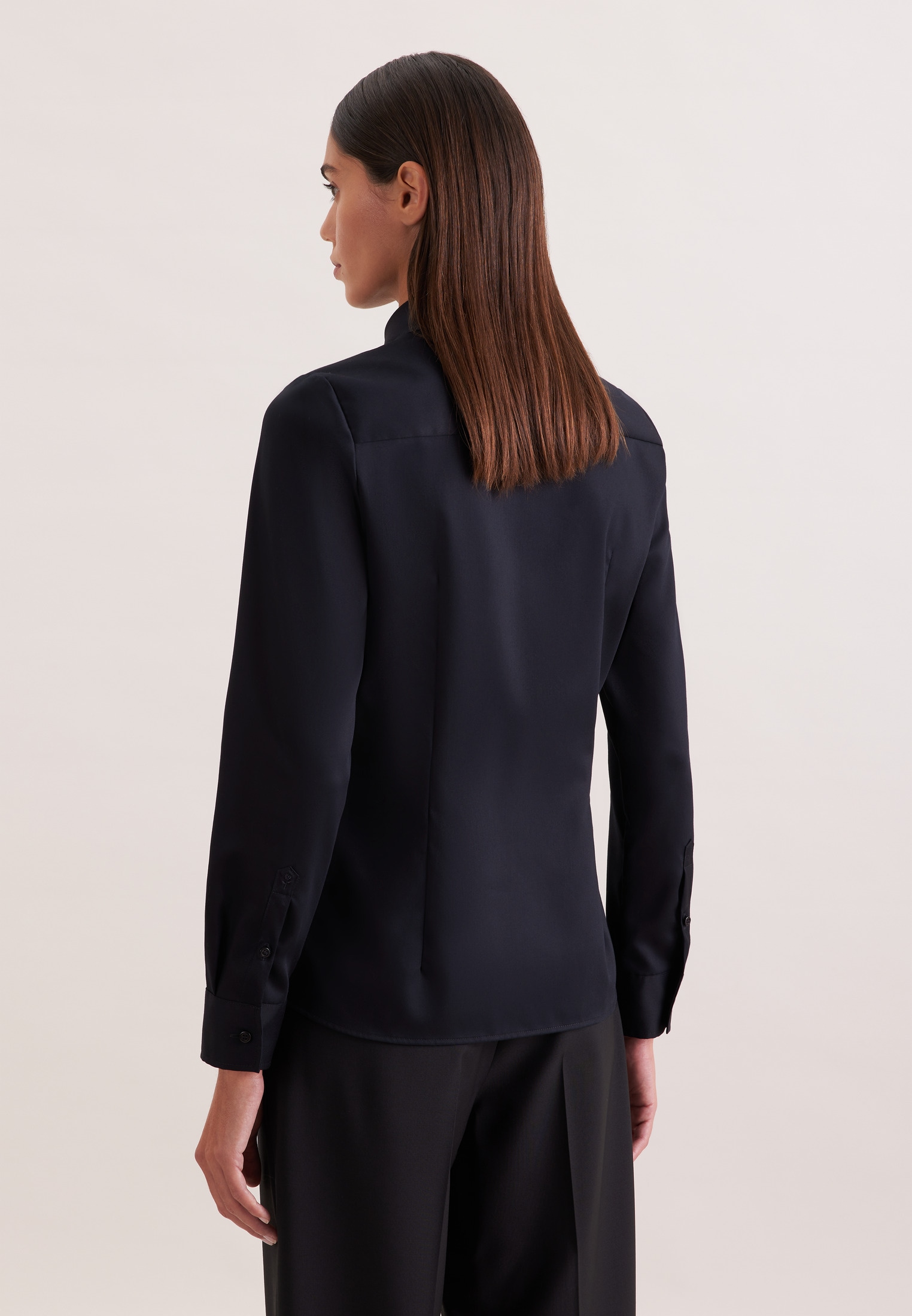 seidensticker Hemdbluse »Schwarze Rose« 1/1 Kragen Uni