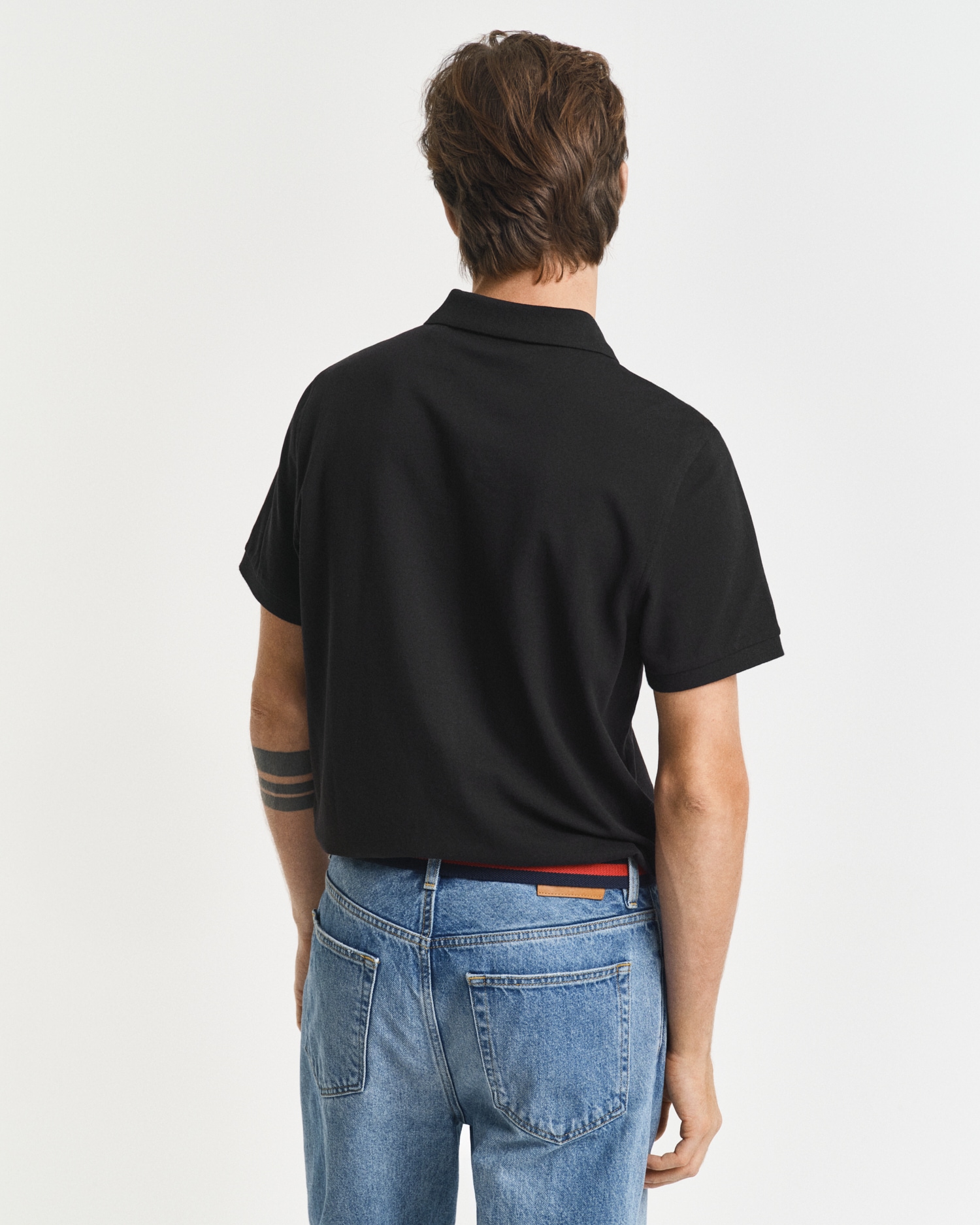 Gant Poloshirt »REG SHIELD SS PIQUE POLO«, mit Logo und Flachstrickkragen 100% Baumwolle Pique