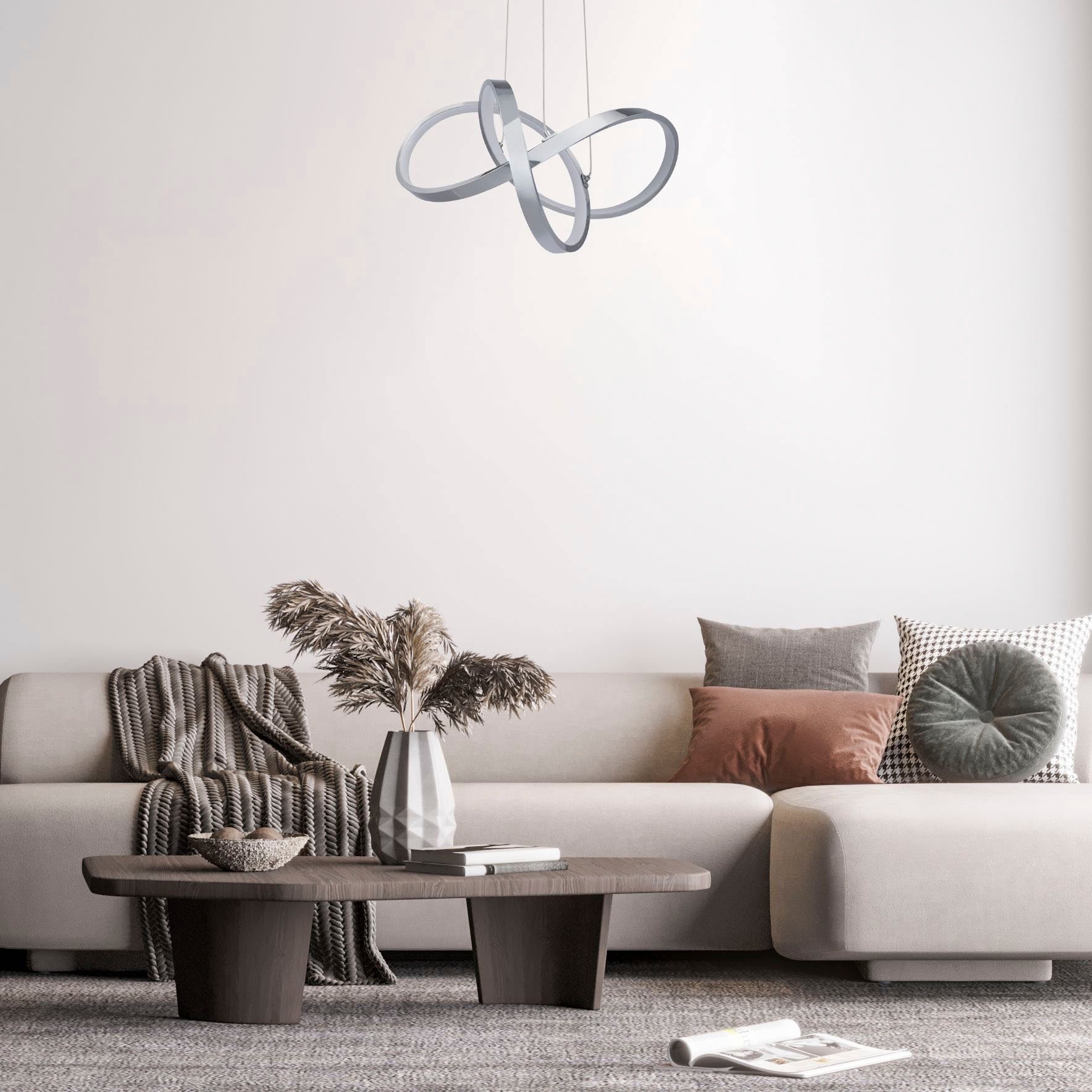 Paco Home Pendelleuchte »DEON« Warmweiß