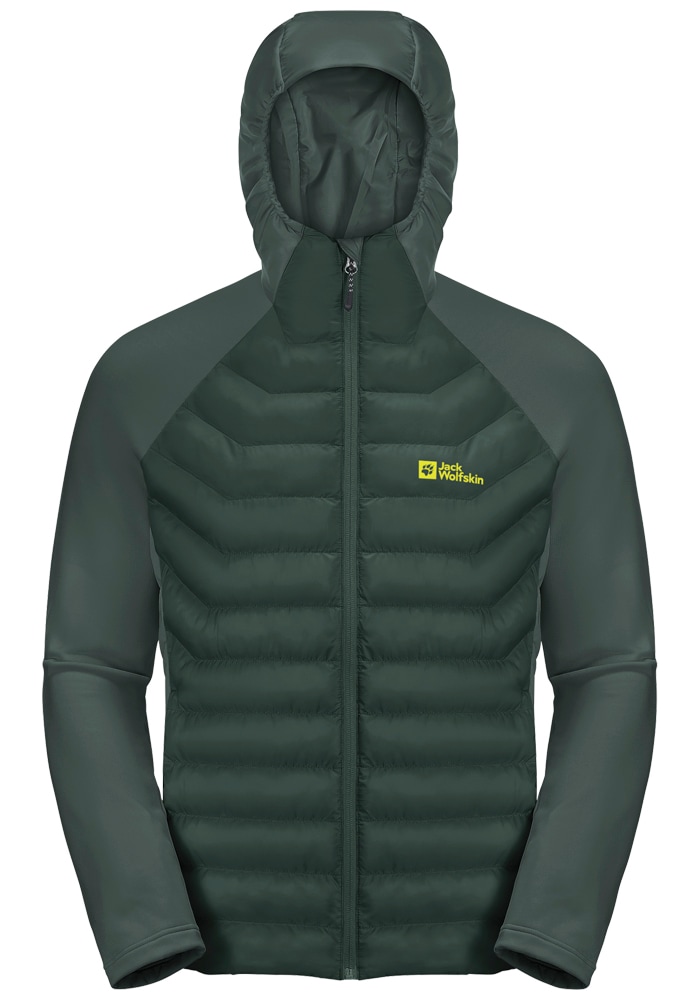 Jack Wolfskin Hybridjacke »ROUTEBURN PRO HYBRID M«, mit Kapuze