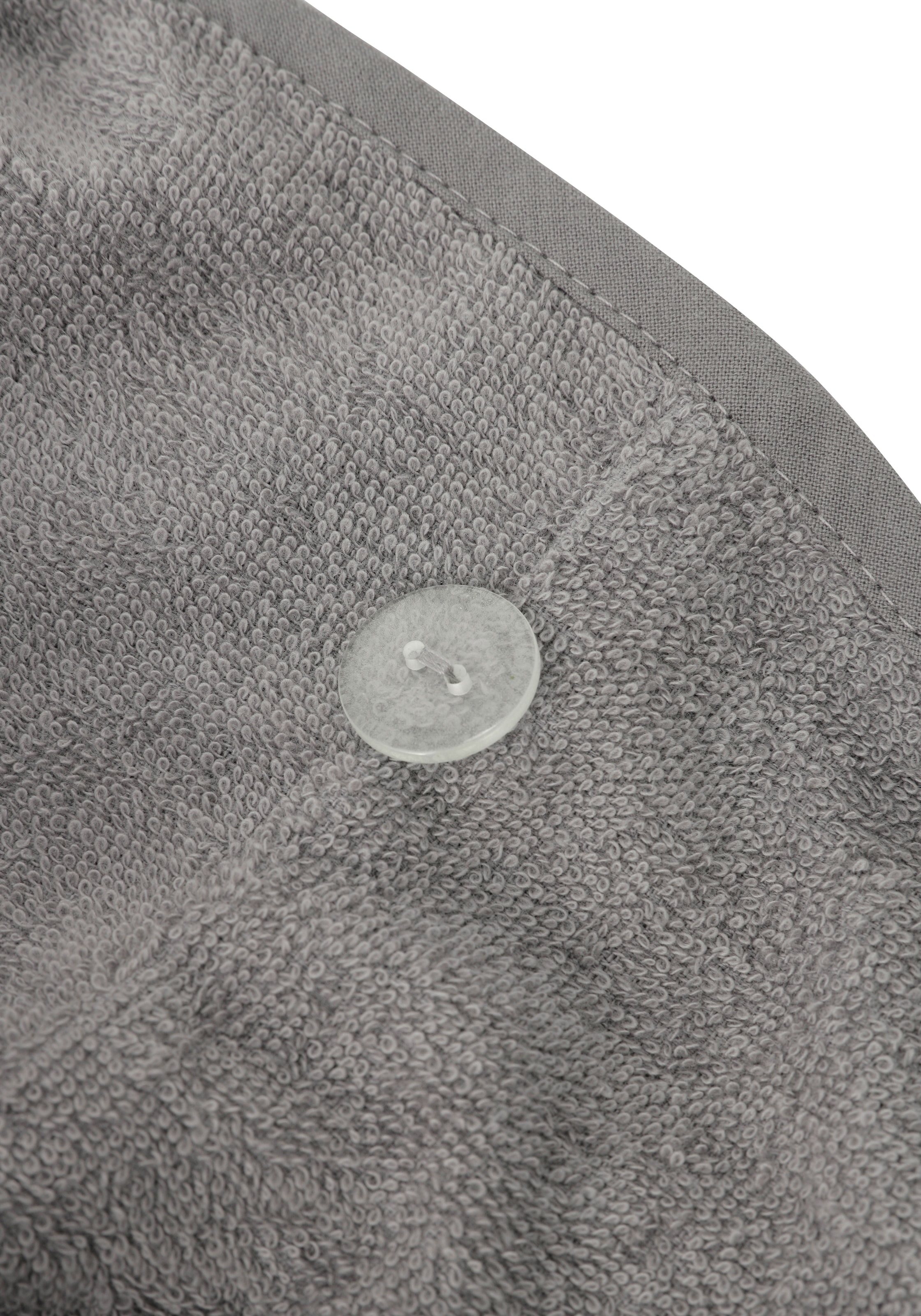 OTTO home Damenbademantel »Sennia, ideal für Sauna & Spa, Hotelbademantel, Morgenmantel« 2 Stk. Steifendetails, 100% Baumwolle, mit GRATIS-Zugabe: 1x Turban-Handtuch