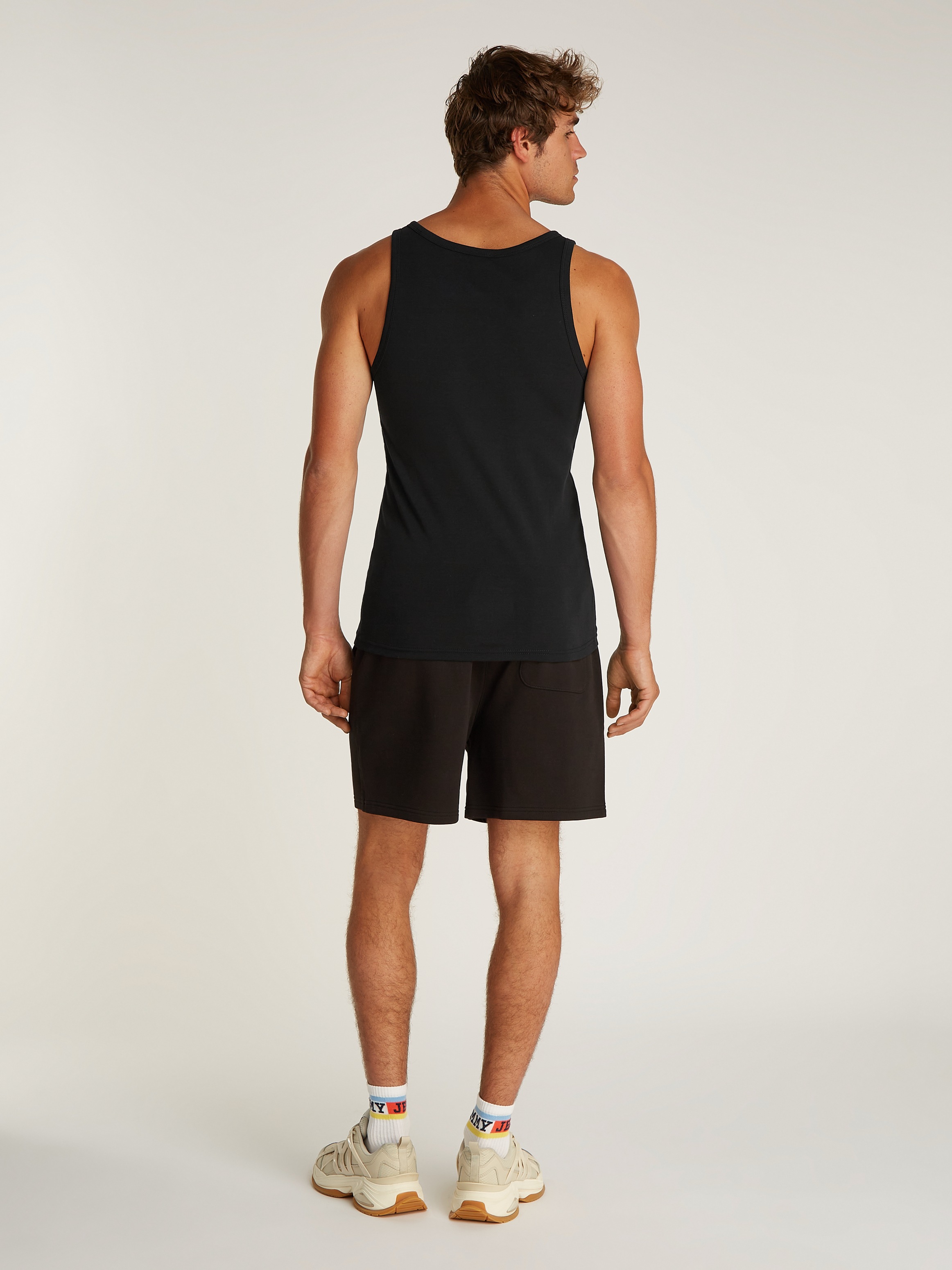 Tommy Jeans Tanktop »TJM XSLIM 2PCK RIB TANK EXT«, (Packung, 2 tlg., 2er), mit gerippter Struktur