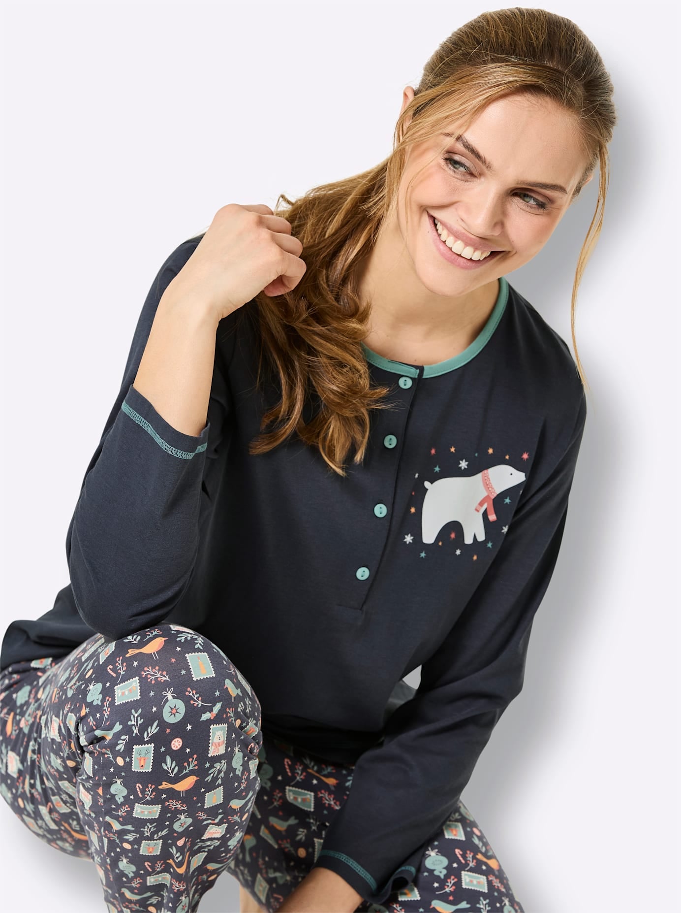 comtessa Pyjamaoberteil »Schlafanzug-Shirt« 1