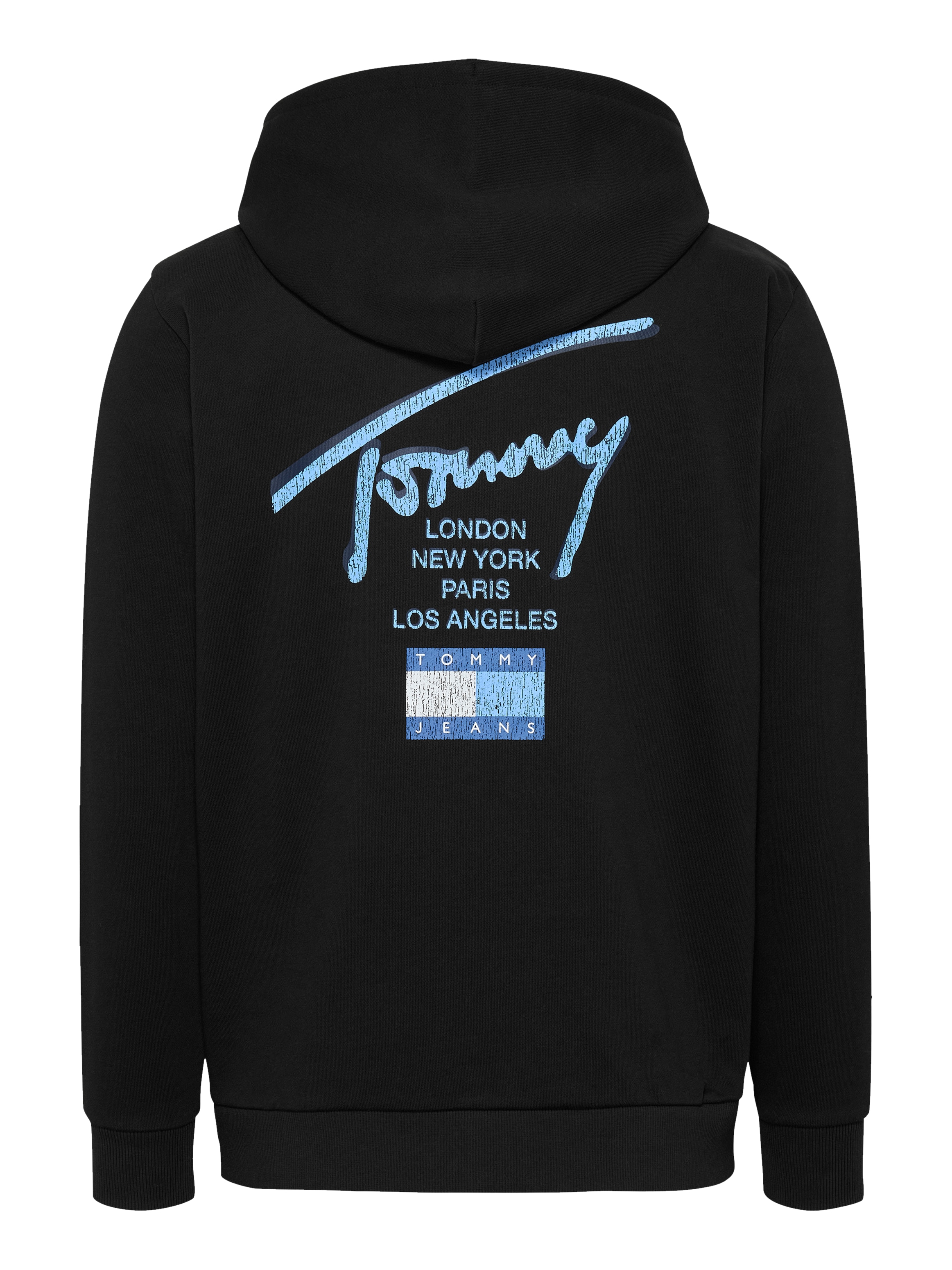 Tommy Jeans Sweatjacke »TJM REG SIG TWIST ZIPTHRU EXT«, mit großem Logo am Rücken