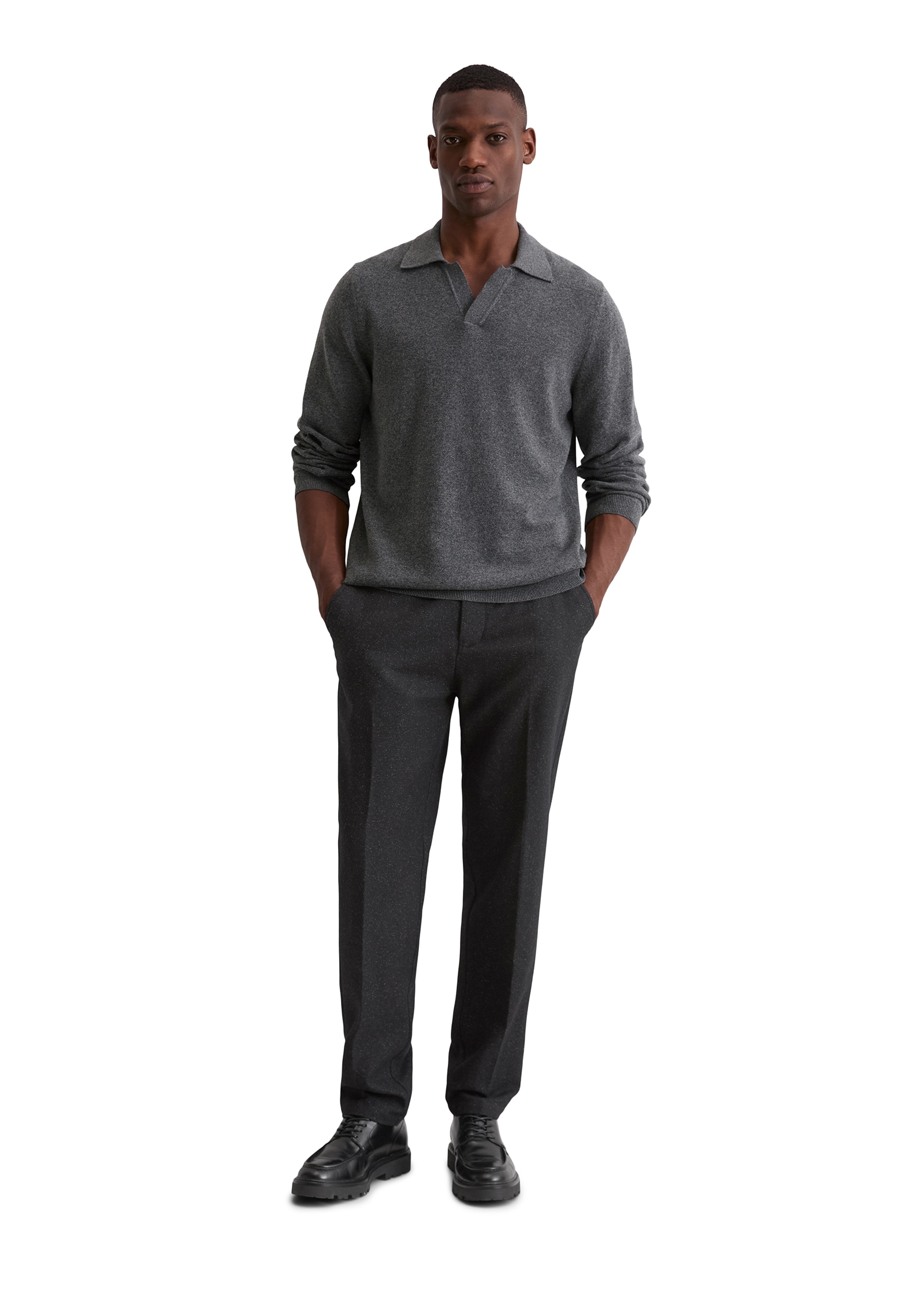 Marc O'Polo Strickpullover, Polokragen, Regular fit, weiche Wollmischung