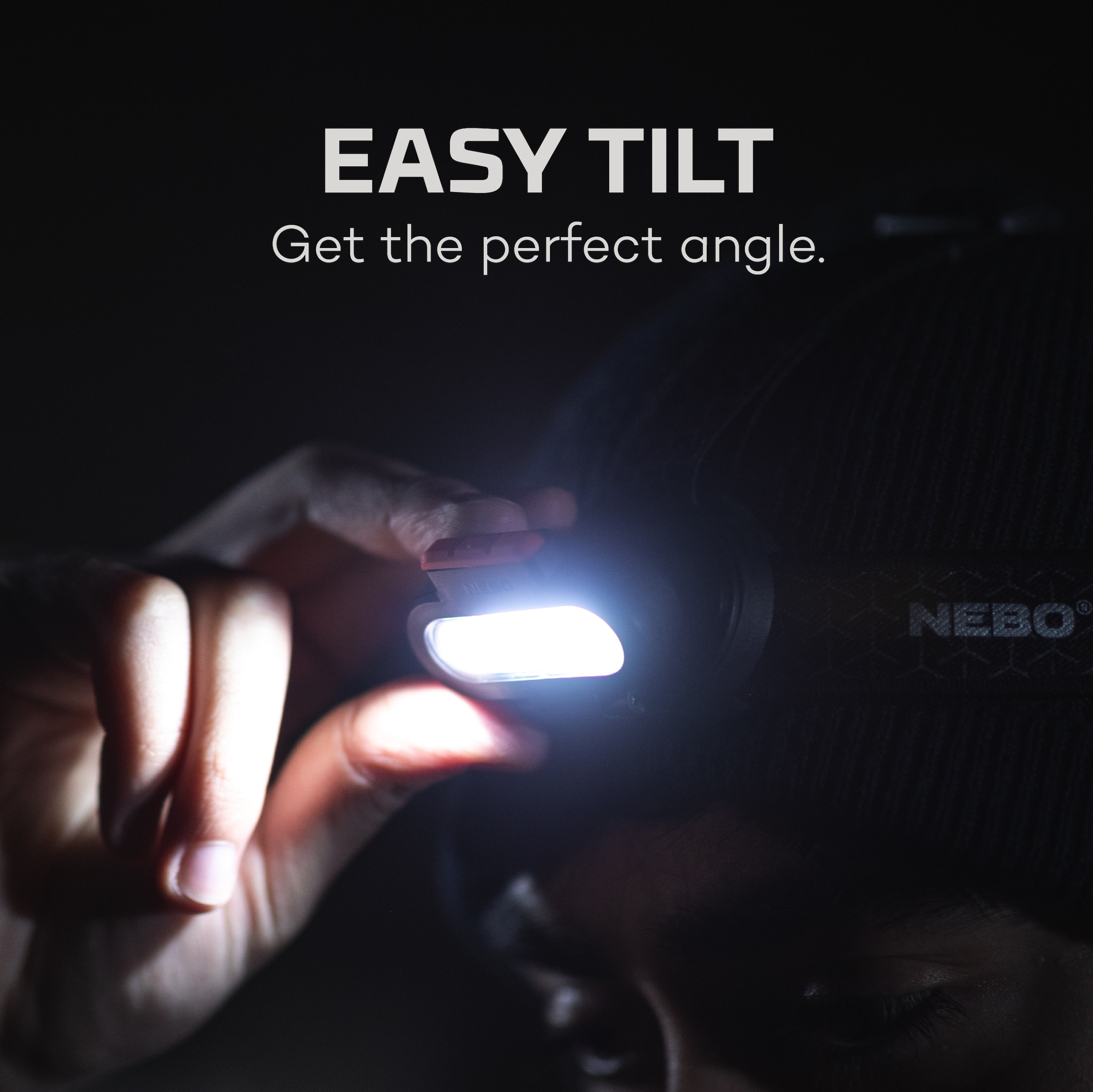 NEBO LED Stirnlampe »Nebo EINSTEIN 1500 FLEX« Taschenlampe inkl. Ladekabel,  Flexibel mit Akku- oder Batteriebetrieb nutzbar