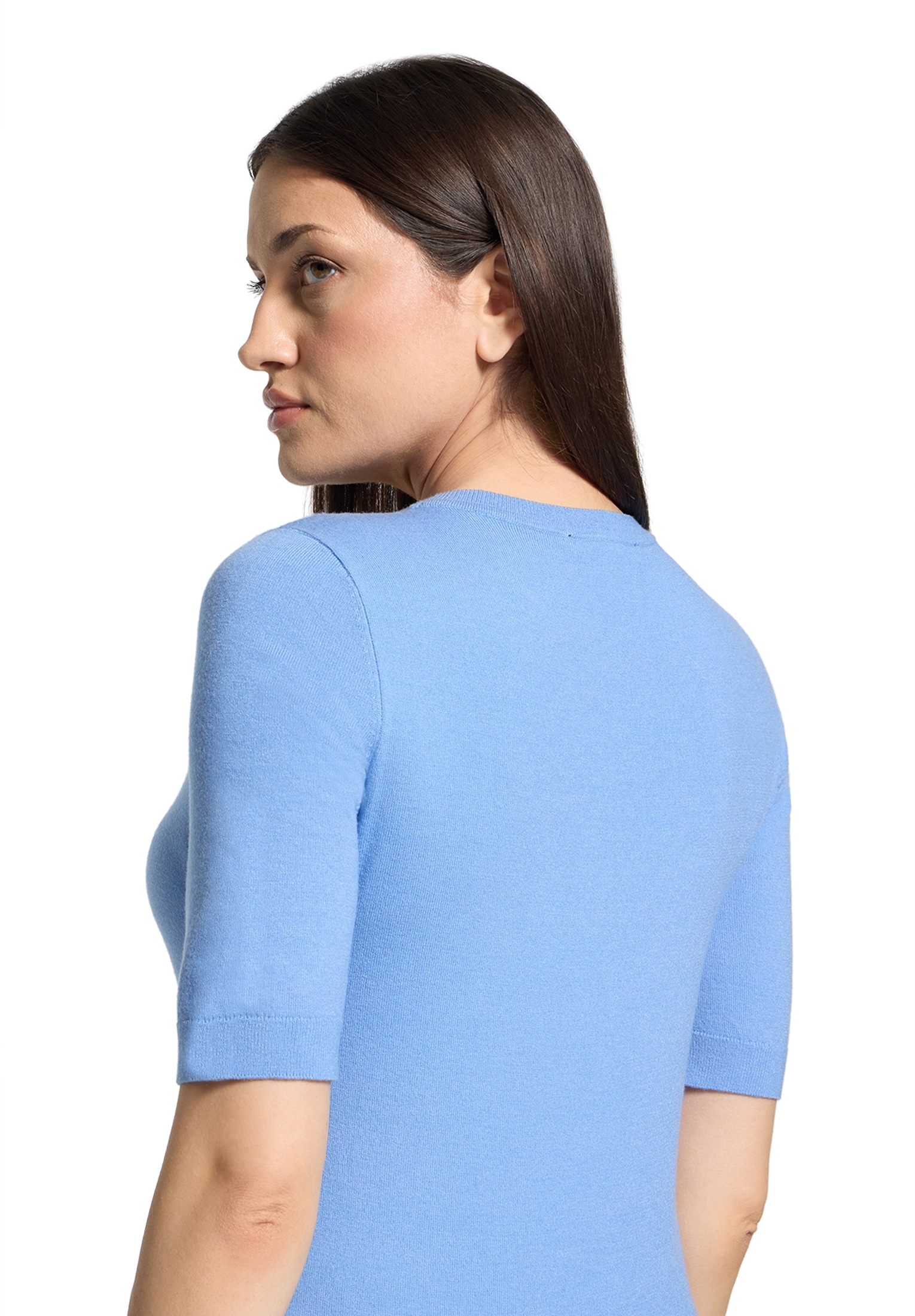 Betty Barclay Rundhalspullover »Basic-Pullover kurzarm«