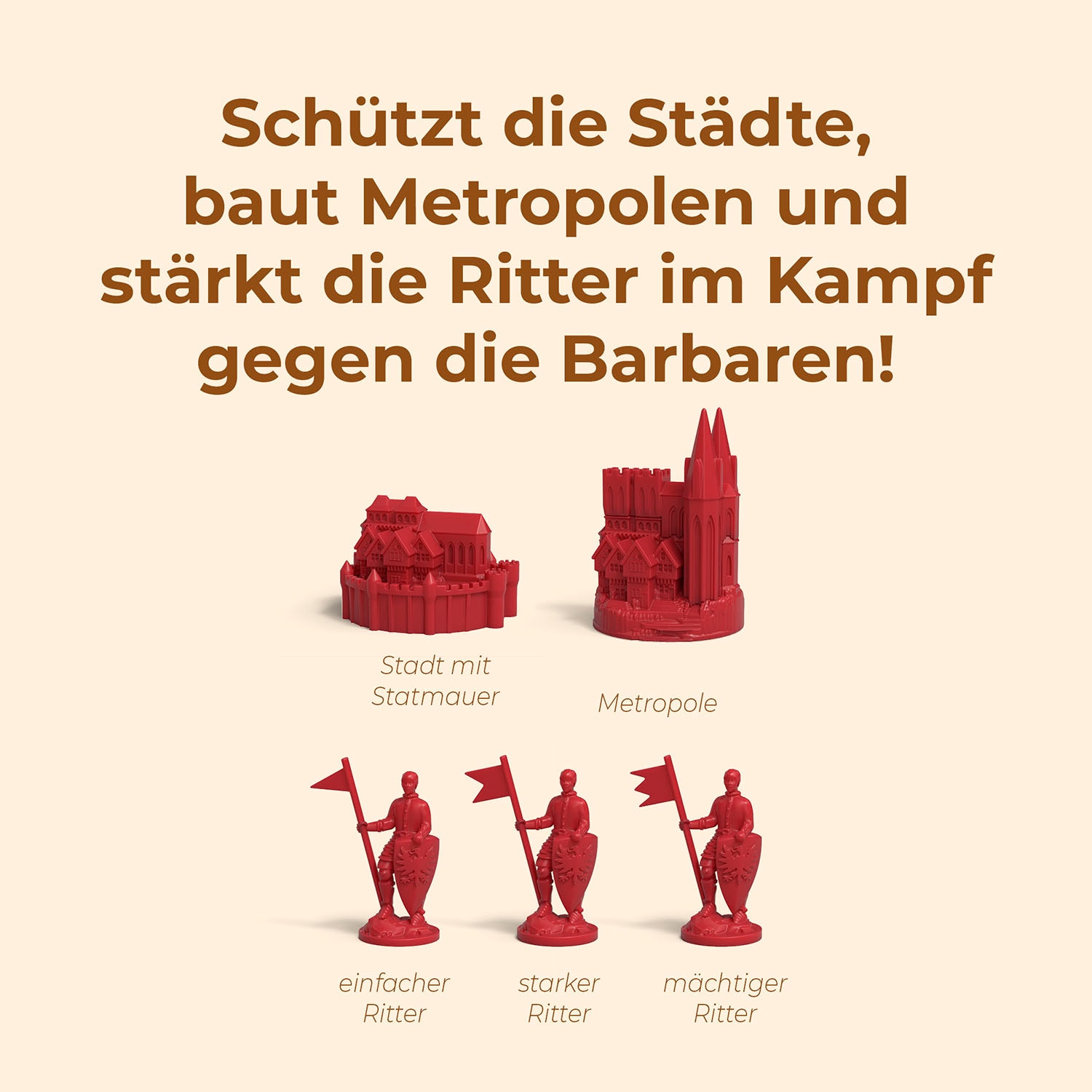 Kosmos Spiel »CATAN Städte & Ritter«, Made in Germany