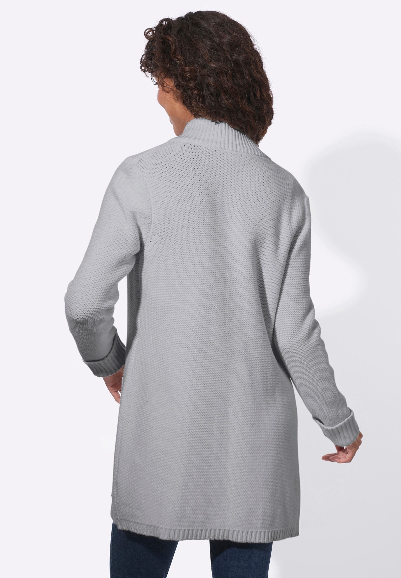 Witt Strickjacke »Strickjacke Longstrickjacke im modischen Linksstrick«