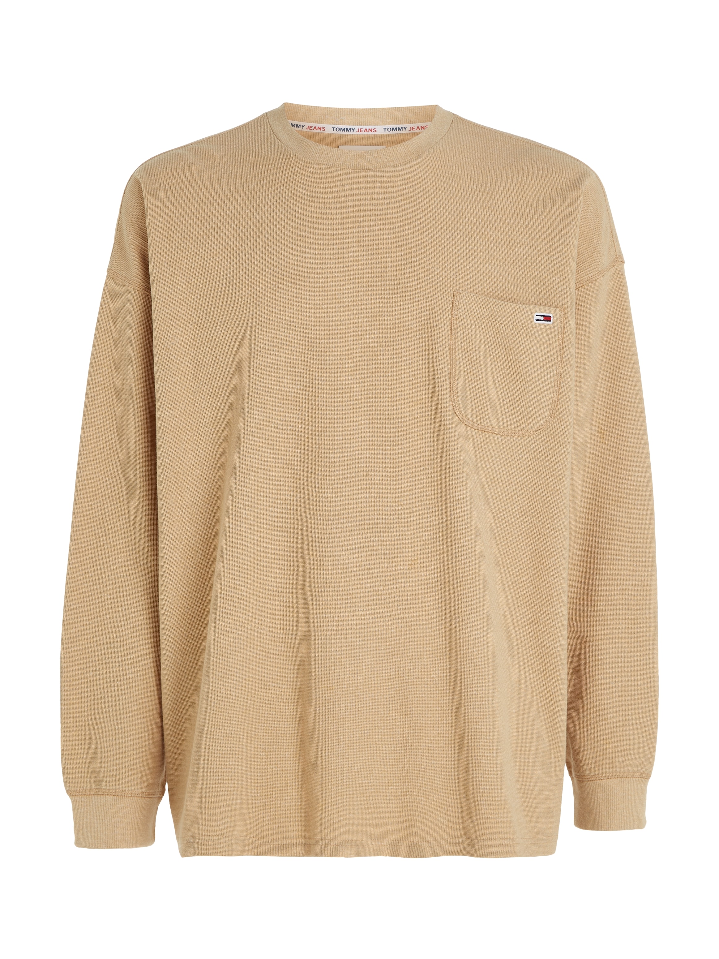 Tommy Jeans Langarmshirt »TJM RLX WAFFLE SNIT TEE«