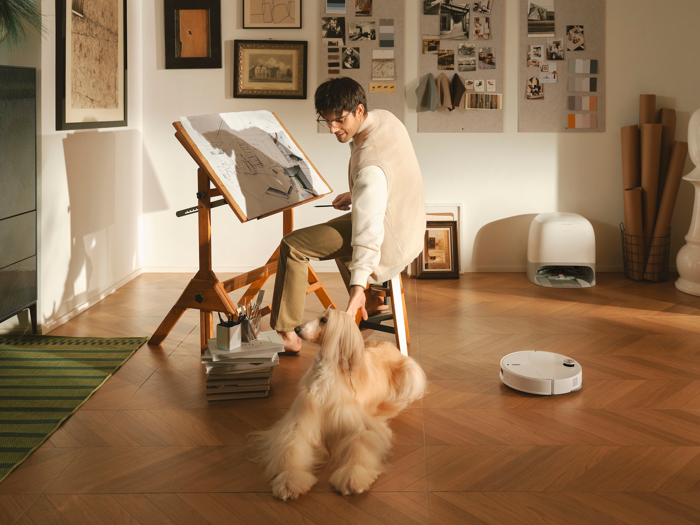 Roborock Nass-Trocken-Saugroboter »Qrevo Curv 2 Pro mit Wischfunktion« FlexiArm Design Seitenbürste, DuoDivide Bürste, autom. Moppreinigung.