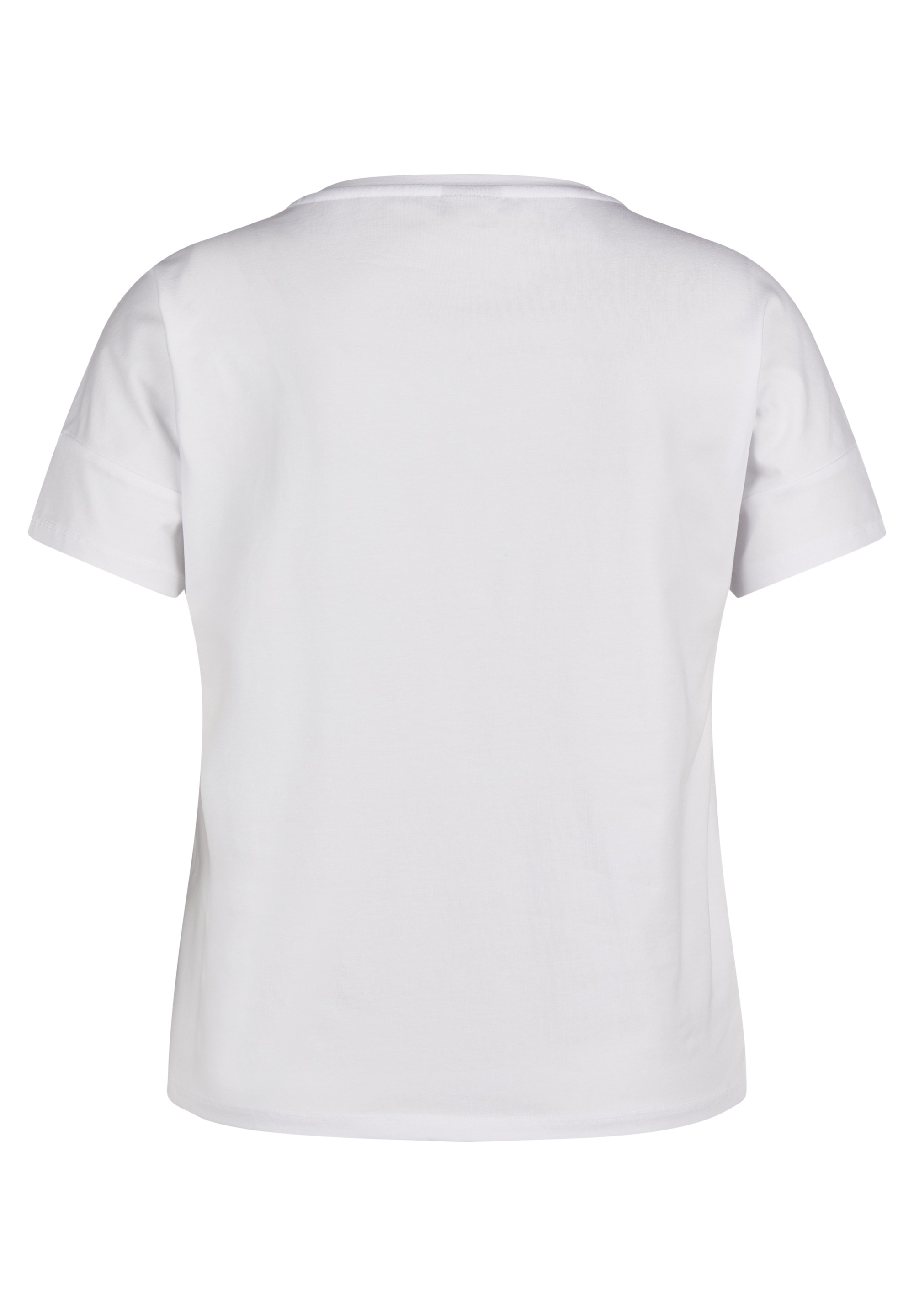 Rabe Print-Shirt, mit Rundhals und Nieten-Details