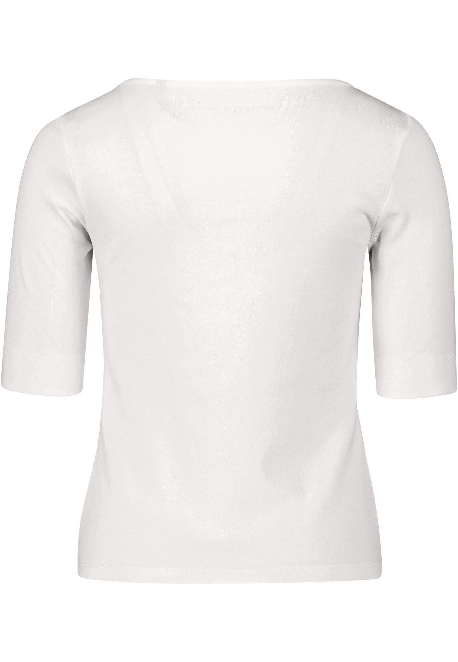 Zero T-Shirt »Basic Shirt mit U-Boot-Ausschnitt«