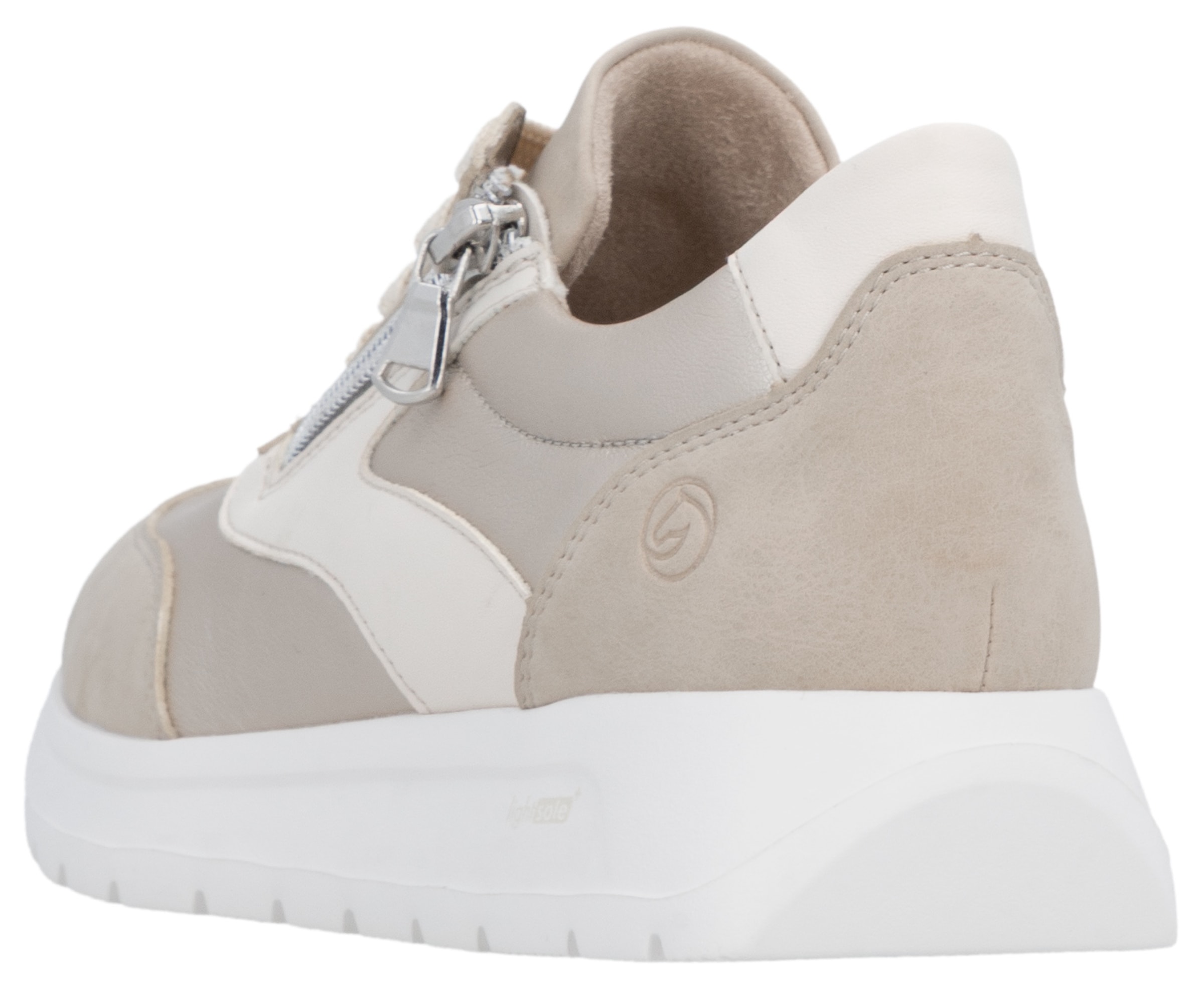 Remonte Keilsneaker  Schnürschuh, Halbschuh, Casual-Sneaker mit seitlichem Reißverschluss