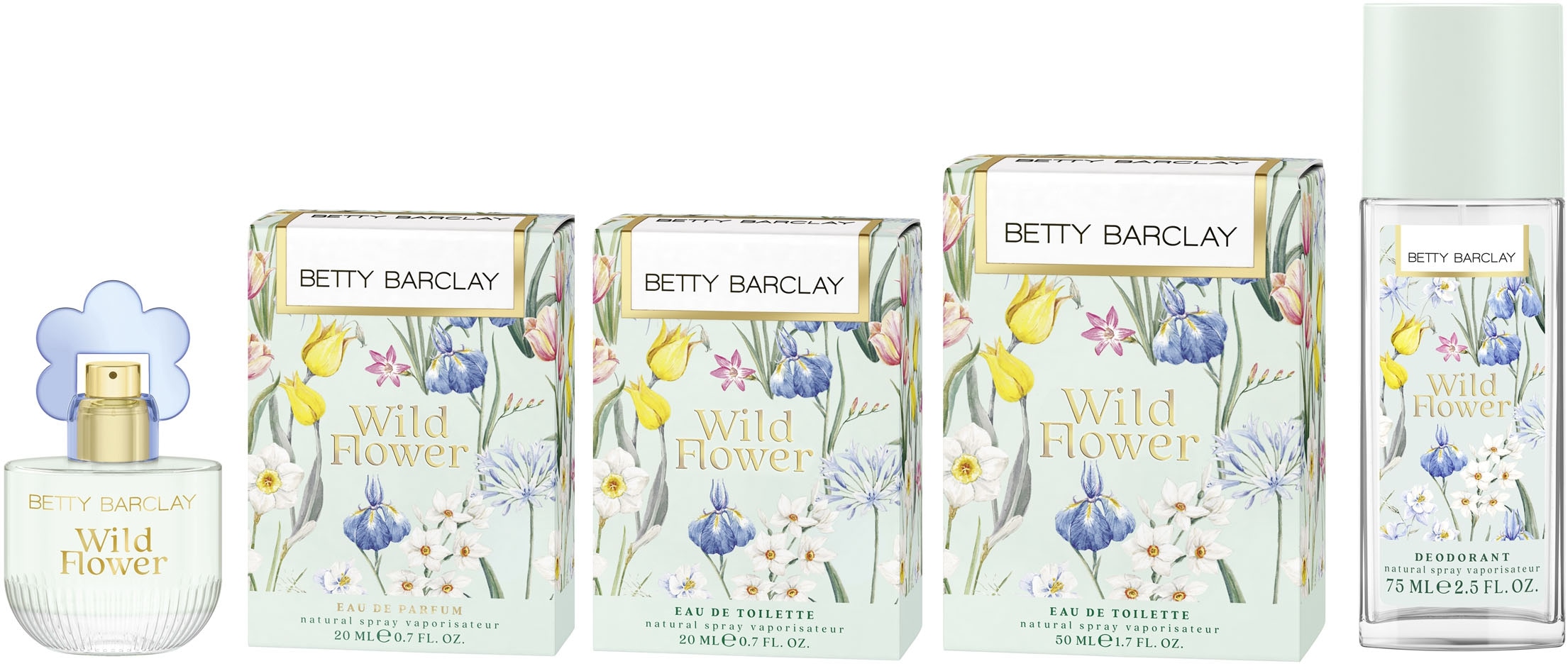 Betty Barclay Eau de Toilette »Betty Barclay Wild Flower EDT NATURAL SPRAY 50 ML«, (Packung, 1 tlg.)