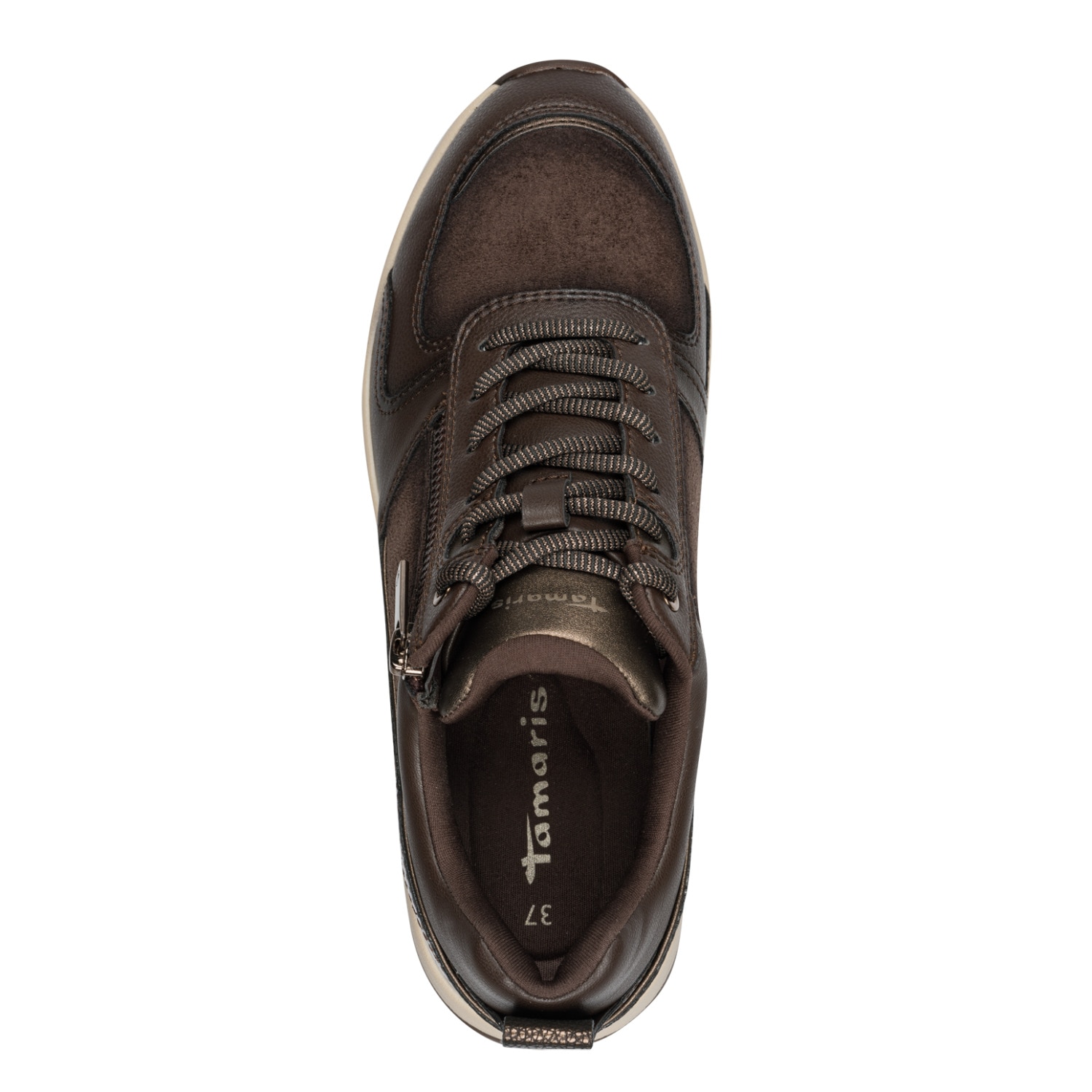 Tamaris Keilsneaker  Freizeitschuh, Schnürer in veganer Verarbeitung, schmale Form