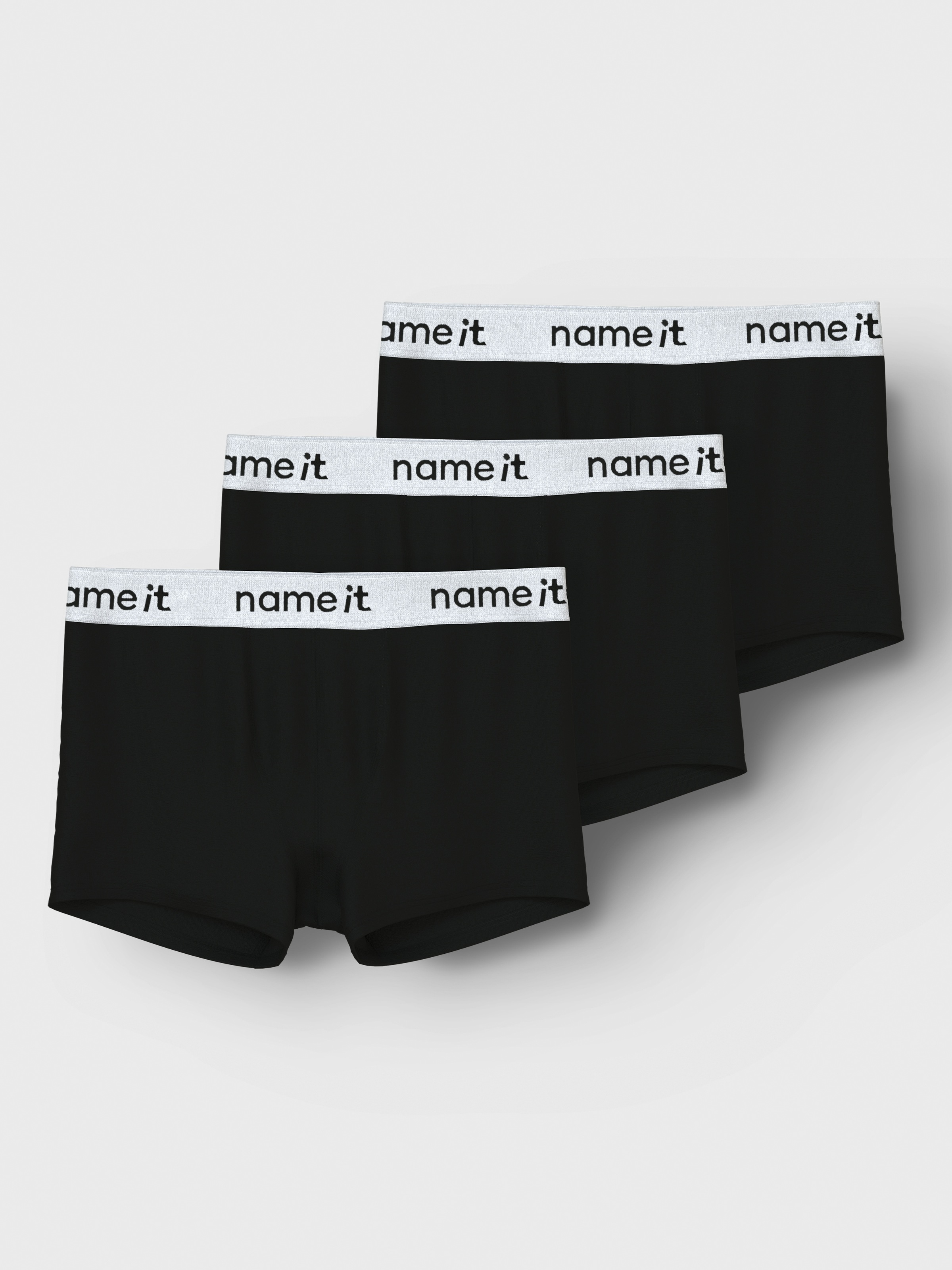 Name It Trunk »NKMBOXER 3P« Packung, 3 Stk. eng, Jersey, Logoschriftzug, angesetztes Bündchen