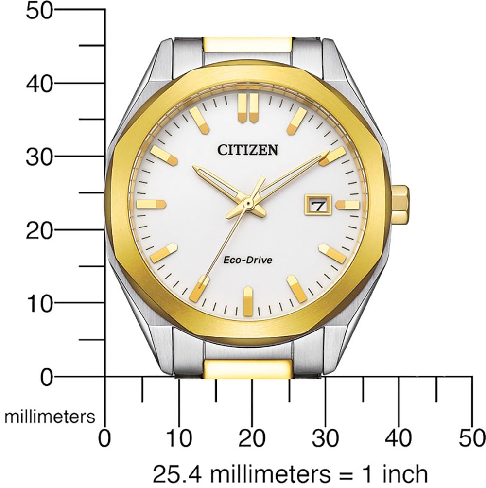 Citizen Solaruhr, Armbanduhr, Herrenuhr, Datum, Edelstahlarmband