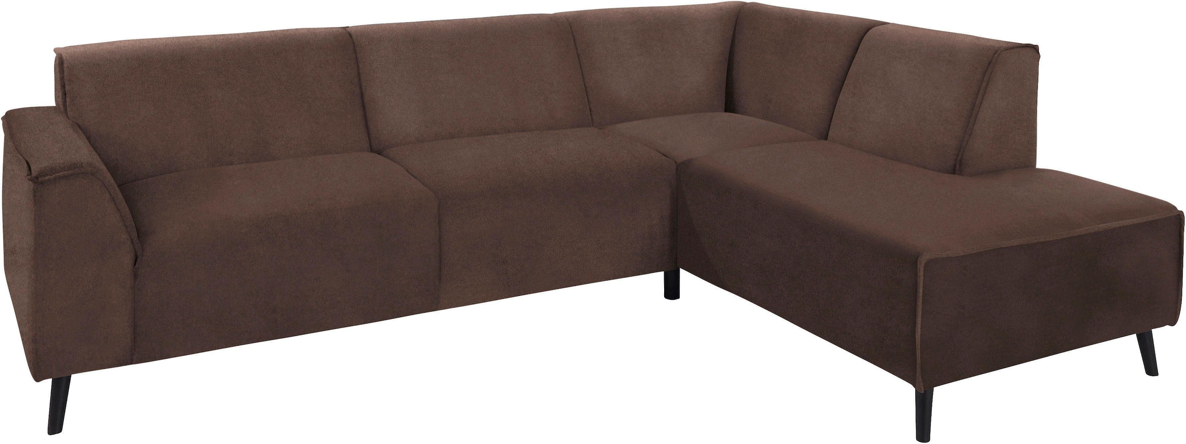 DOMO collection Ecksofa »Amora L-Form«, mit Ottomane, inklusive komfortablen Federkerns