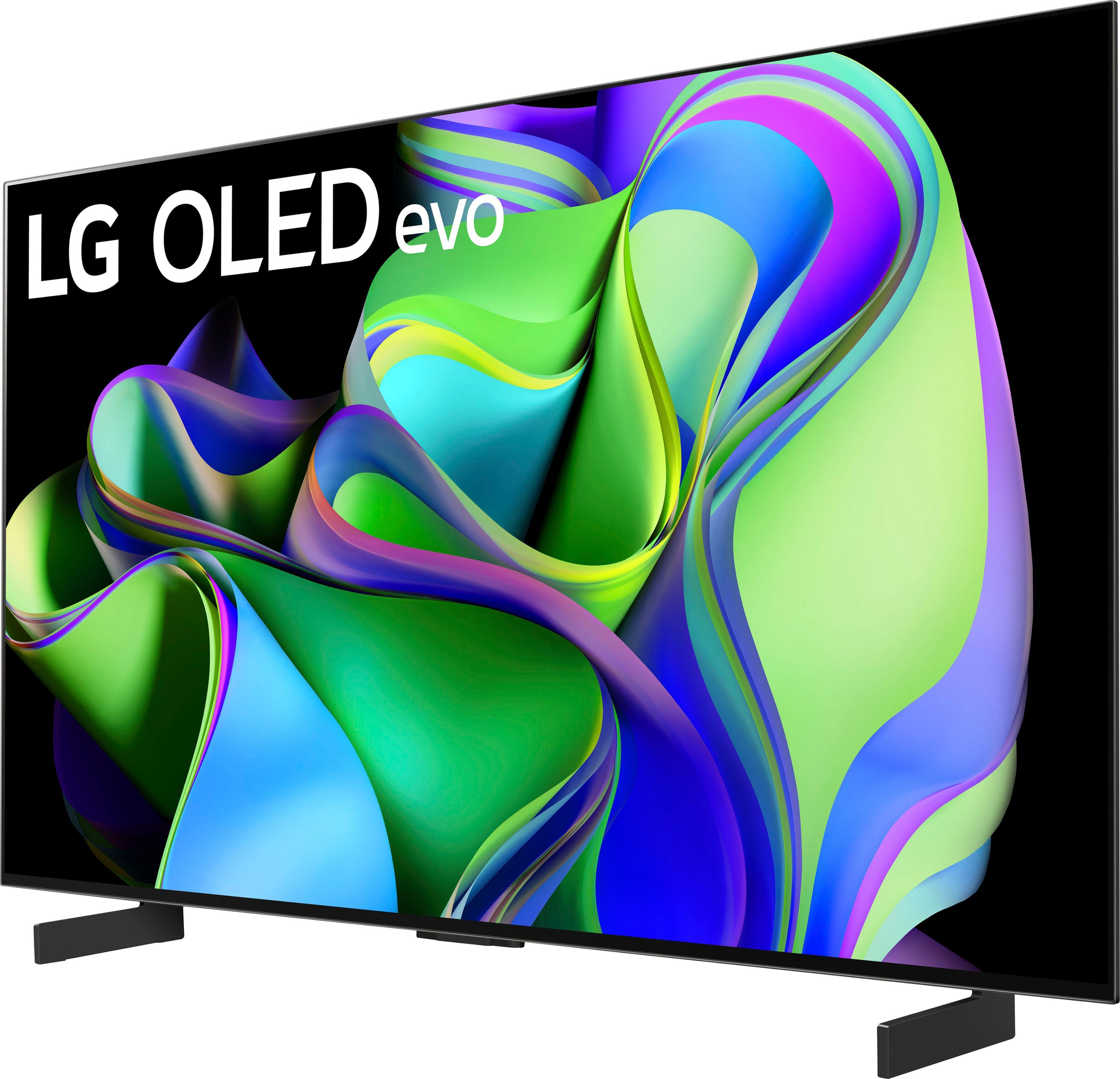 LG OLED-Fernseher »OLED42C37LA«, 4K Ultra HD, Smart-TV, OLED evo, bis zu 120 Hz, α9 Gen6 4K AI-Prozessor, Twin Triple Tuner