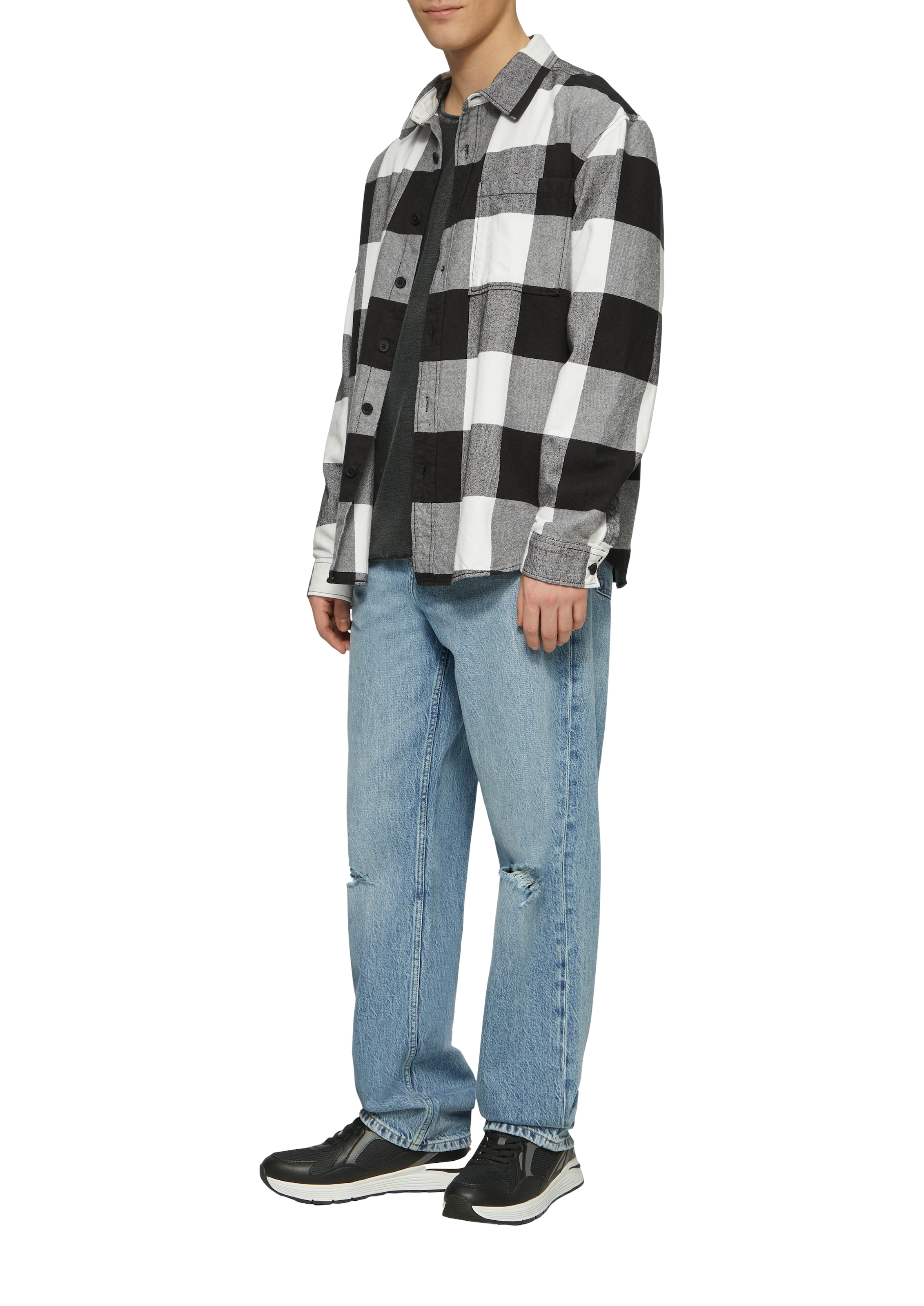 QS Strickpullover mit Rollkante