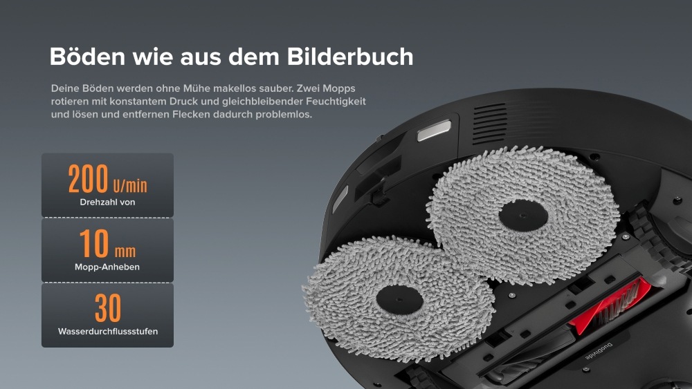 Roborock Saugroboter »Roborock Qrevo Edge 5V1 mit Wischfunktion, virtuelle Sperrzonen,« intellig. Software, präzise Raumzuordnung, individ. Reinigungspläne