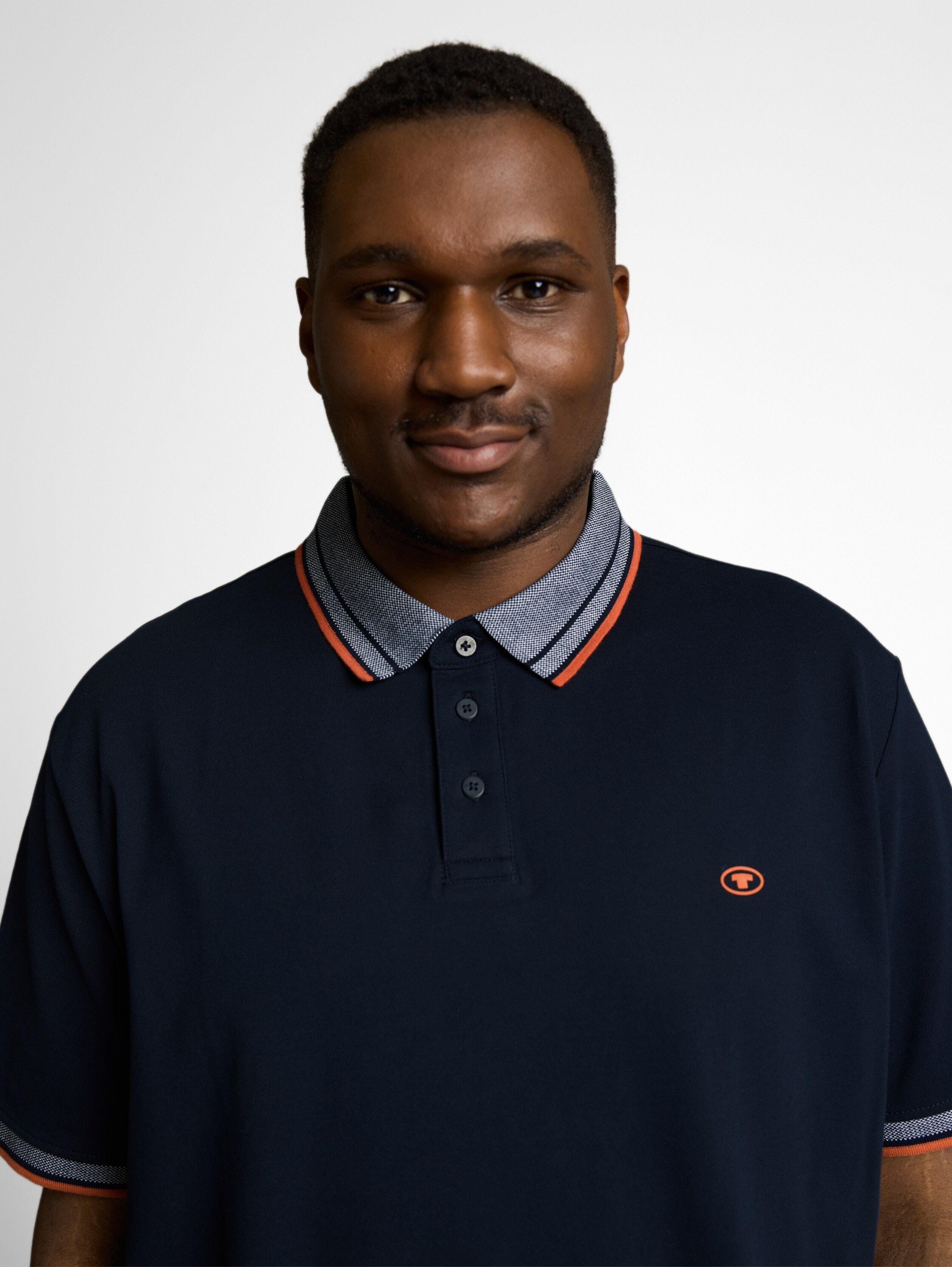 TOM TAILOR PLUS Poloshirt mit Logo Print