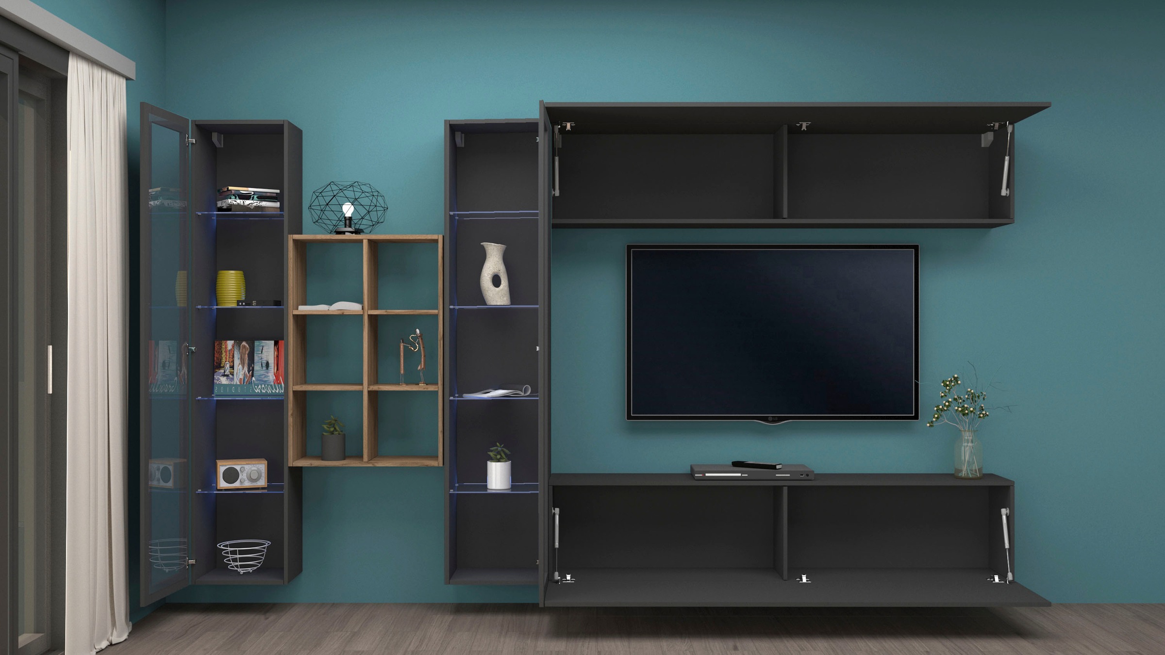 INOSIGN Wohnwand »Maruska« 1 Stk. tlg.