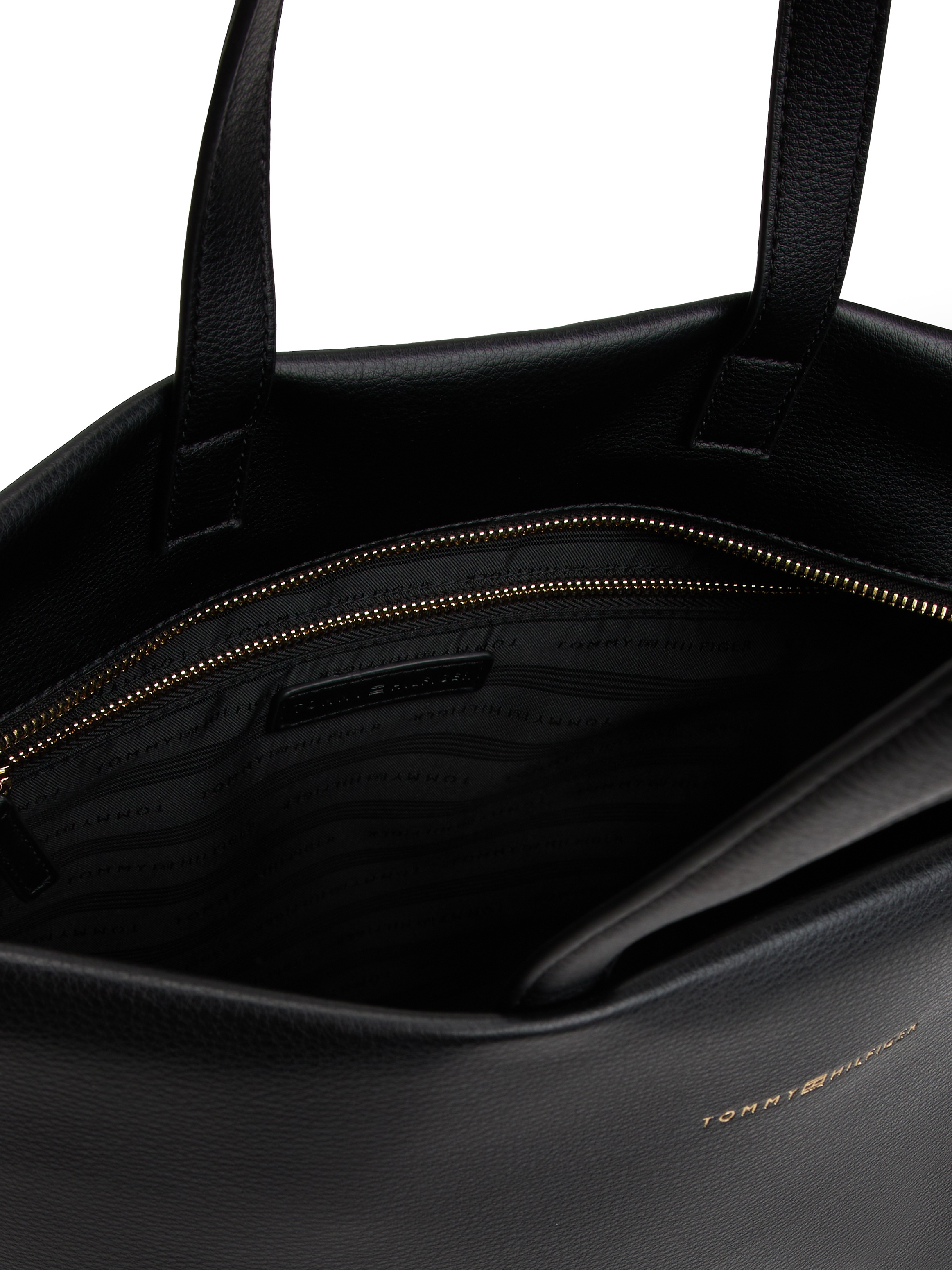 Tommy Hilfiger Tragetasche »TH LOGOTAPE TOTE«, Damen Shopper, Umhängetasche mit Logoschriftzug