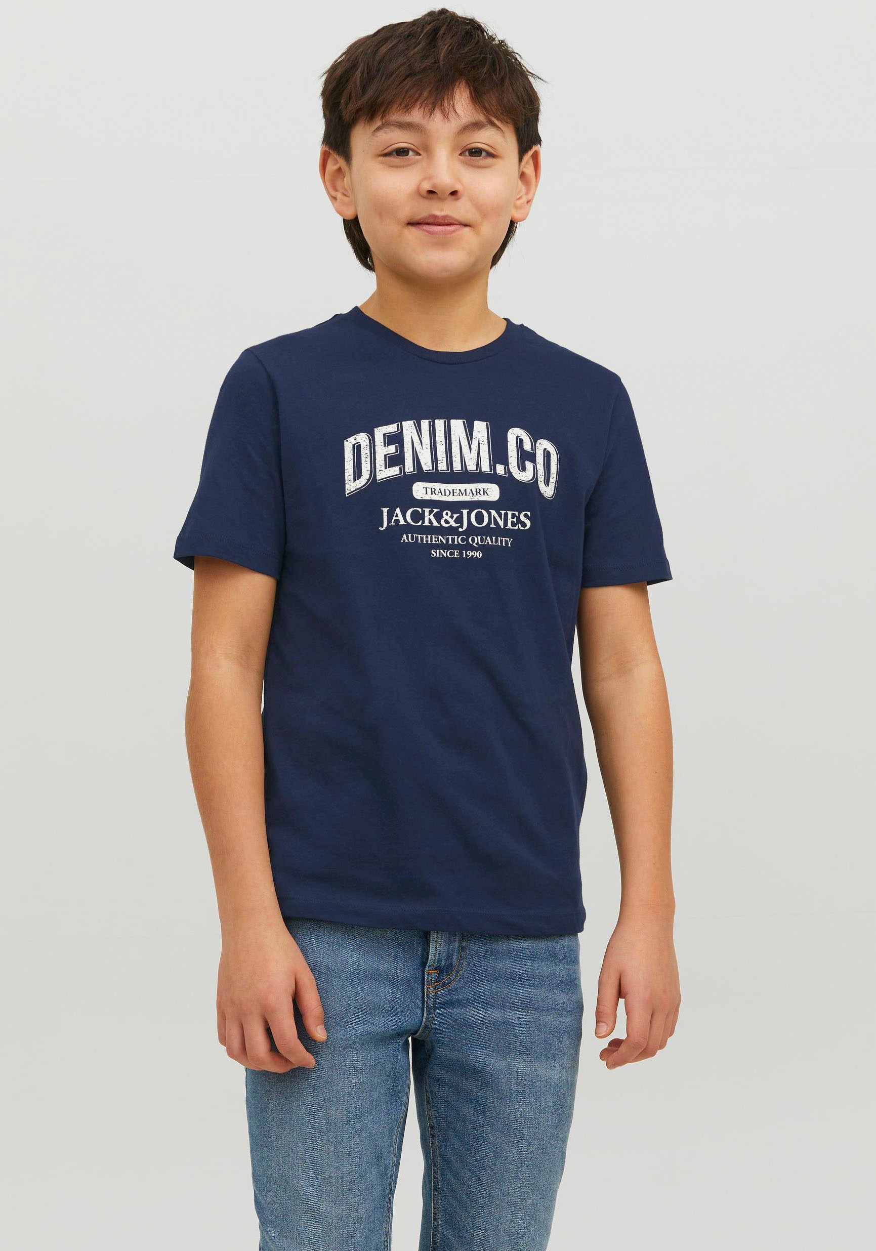 Jack & Jones Junior T-Shirt »JJEJEANS TEE O-NECK« kaufen
