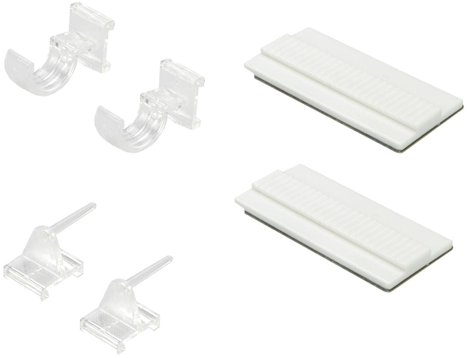 Liedeco Träger, (Set, 2 St.), für Vitrage/Scheibenstange