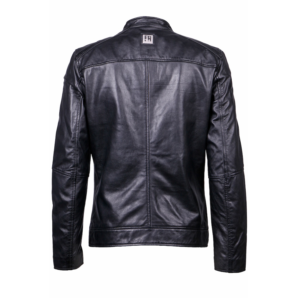 Freaky Nation Lederjacke »Lucky Jim-FN«