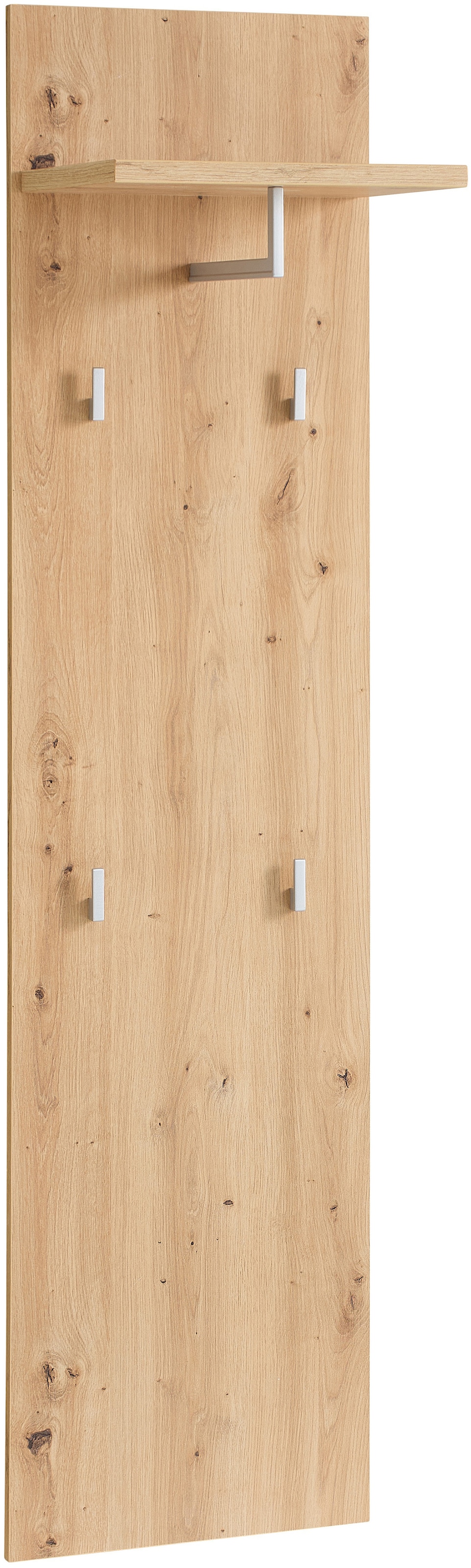 Innostyle Garderobenpaneel »BARI Graderobenpaneel, BxHxT 78x117x30 cm«, (1 St.), 3 Ablageboden, 1 Kleiderstange, 4 Haken