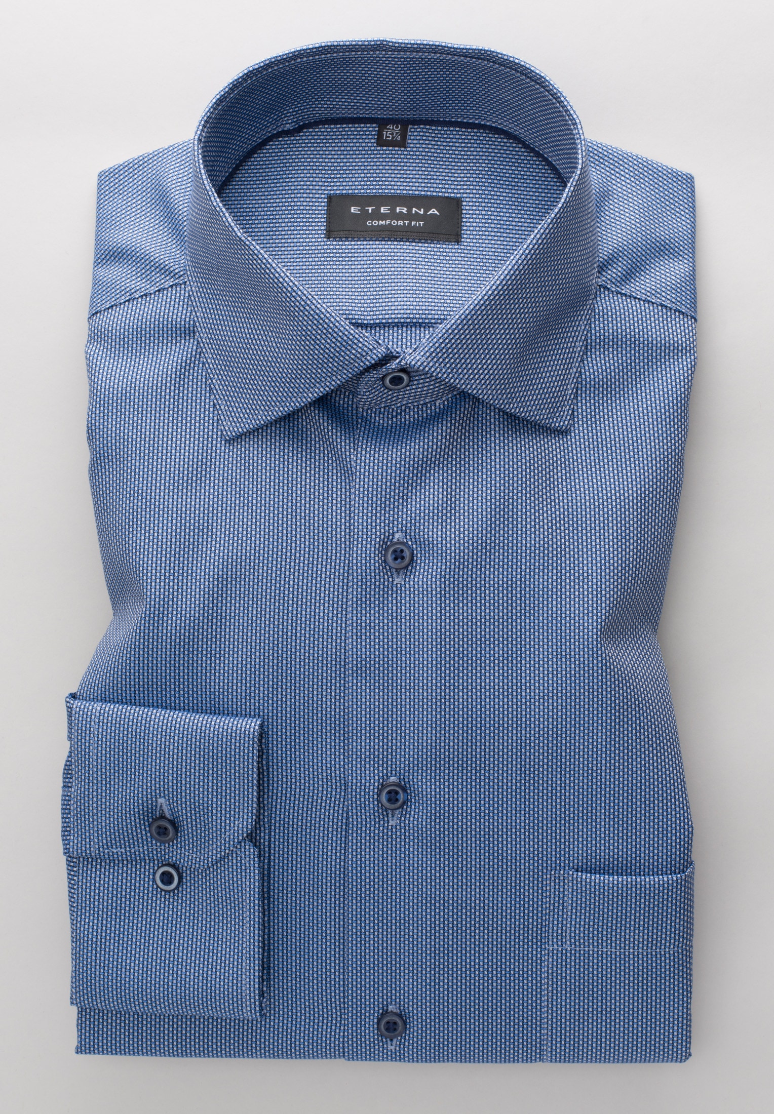 Eterna Langarmhemd »COMFORT FIT«, NON IRON (bügelfrei)