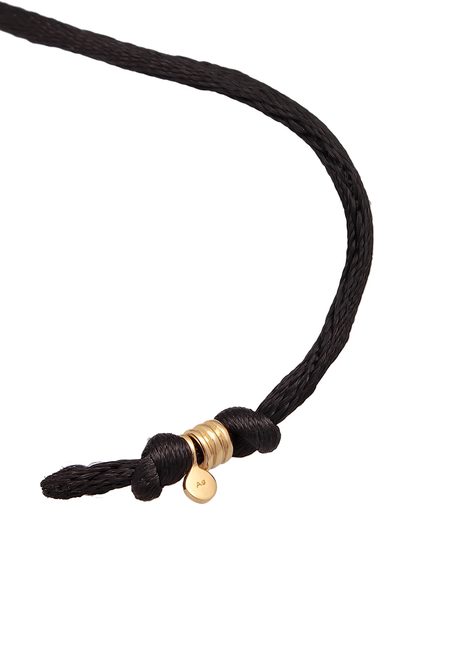 Elli Kette mit Anhänger »Halskette Satinband Tropfen Anhänger 925 Silber«