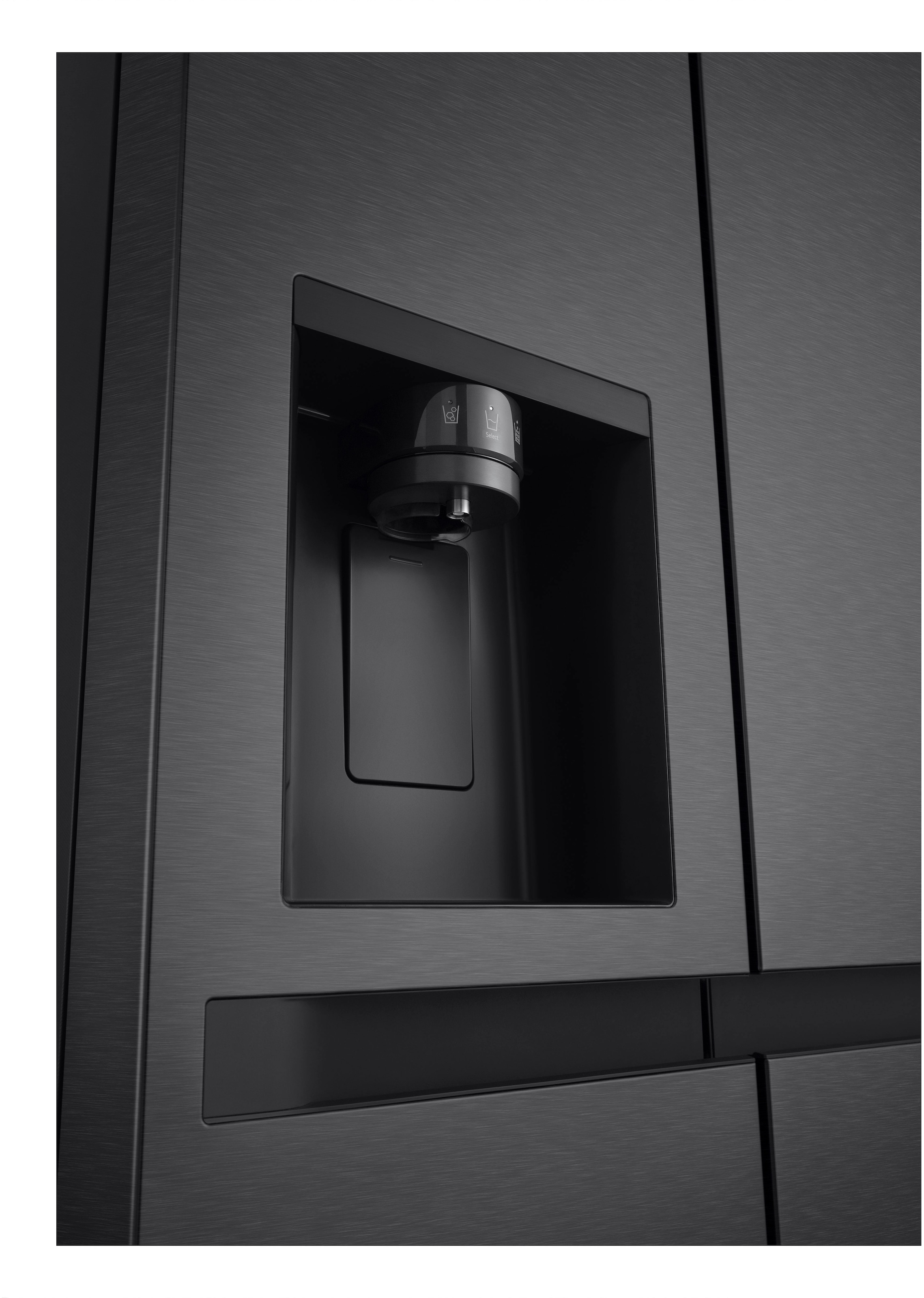 LG Side-by-Side »GSLC40EPPE« 179 cm hoch 91,3 cm breit Total No Frost, LINEARCooling, Multi-Airflow, mit Festwasseranschluss