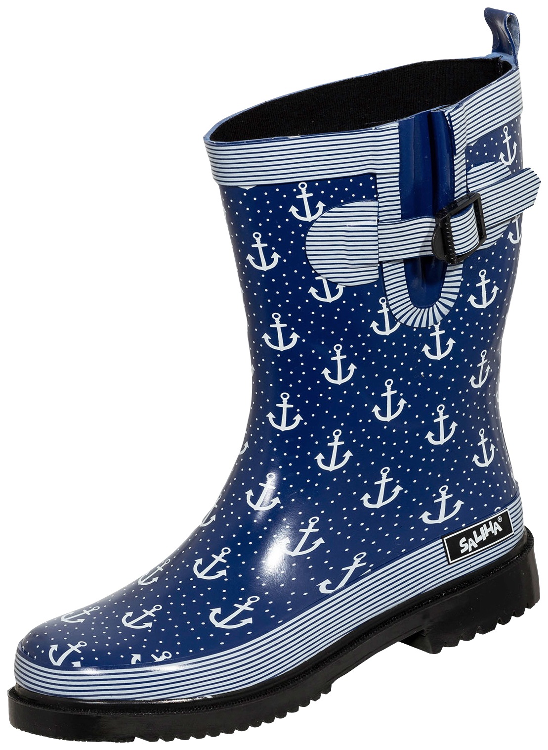 SALIHA Gummistiefel »Damen Regenstiefel Marleen dk.blau/multi«